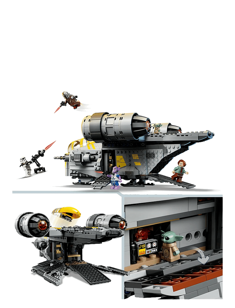 LEGO - Star The Razor Vehicle Building Toy 75447 - lego star wars™ - multi - 3