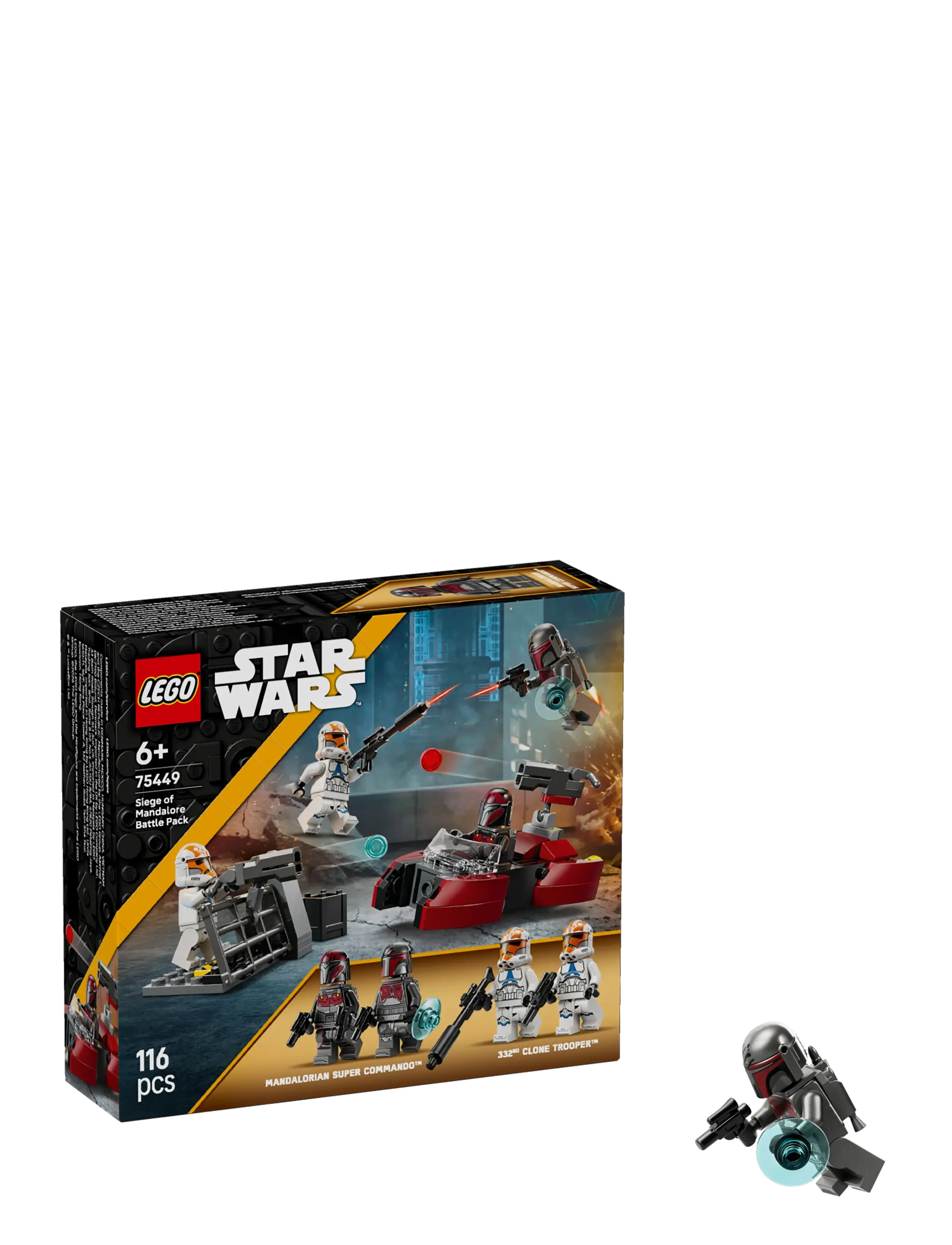 LEGO Battle Pack Med Belejringen Af Mandalore 75449, One Size, Lego Spielzeug, Mehrfarbig/gemustert - star Wars, Kinder