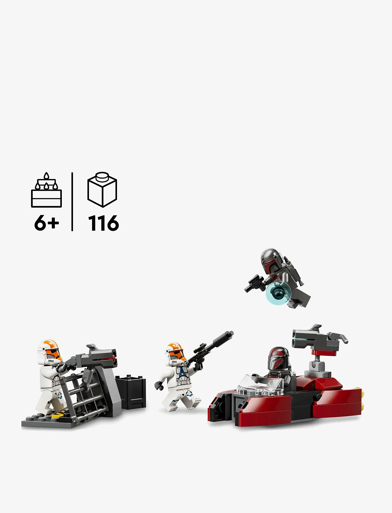 LEGO - Star Siege of Mandalore Battle Pack Set 75449 - lego star wars™ - multi - 1