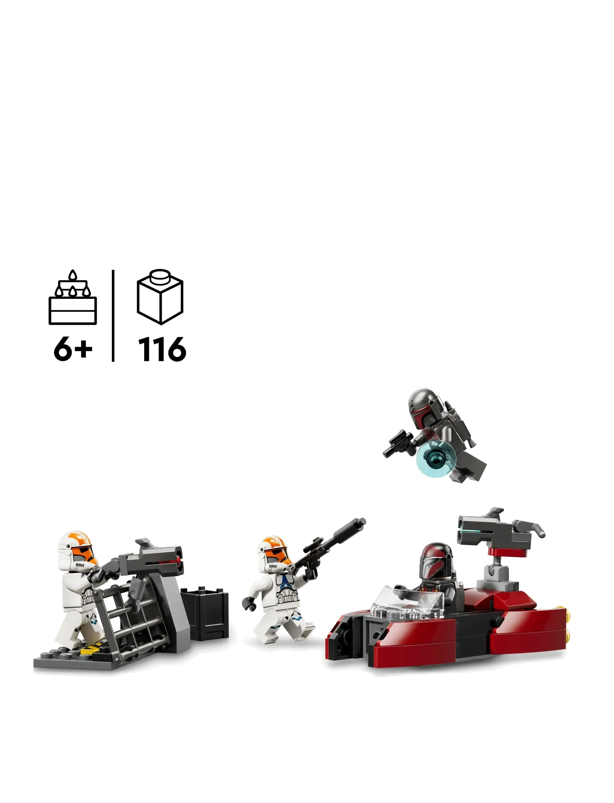 LEGO - Battle Pack med belejringen af Mandalore 75449 - lego star wars™ - multi - 1