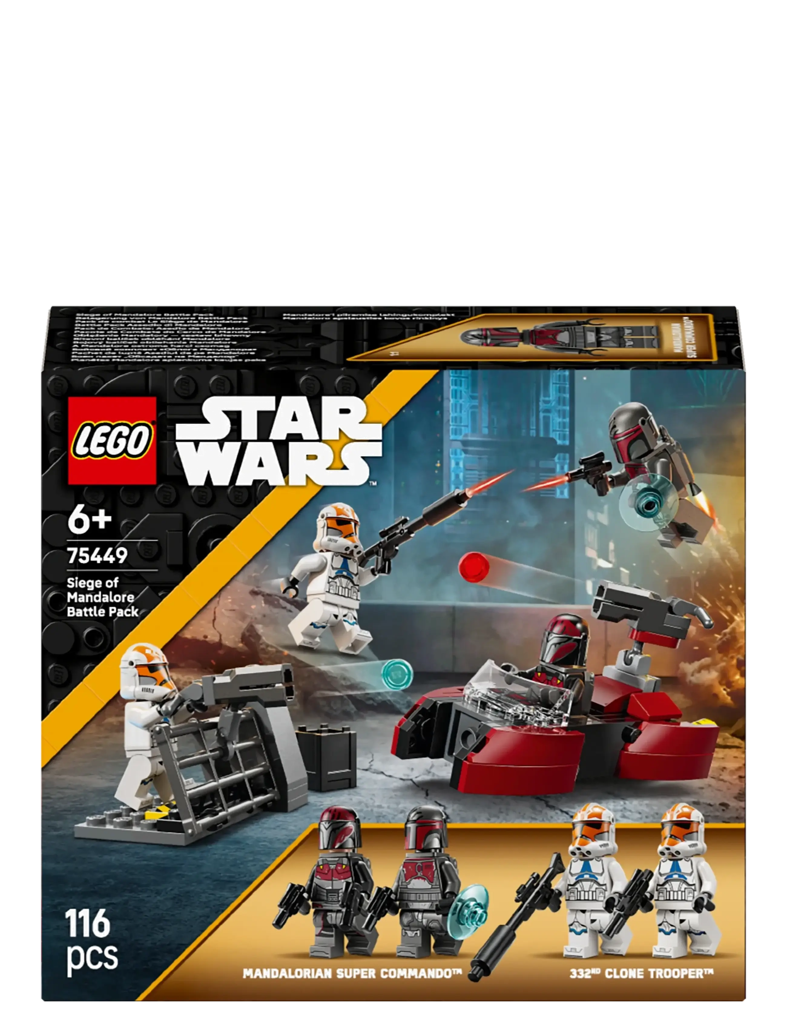 LEGO - Battle Pack med belejringen af Mandalore 75449 - lego star wars™ - multi - 5