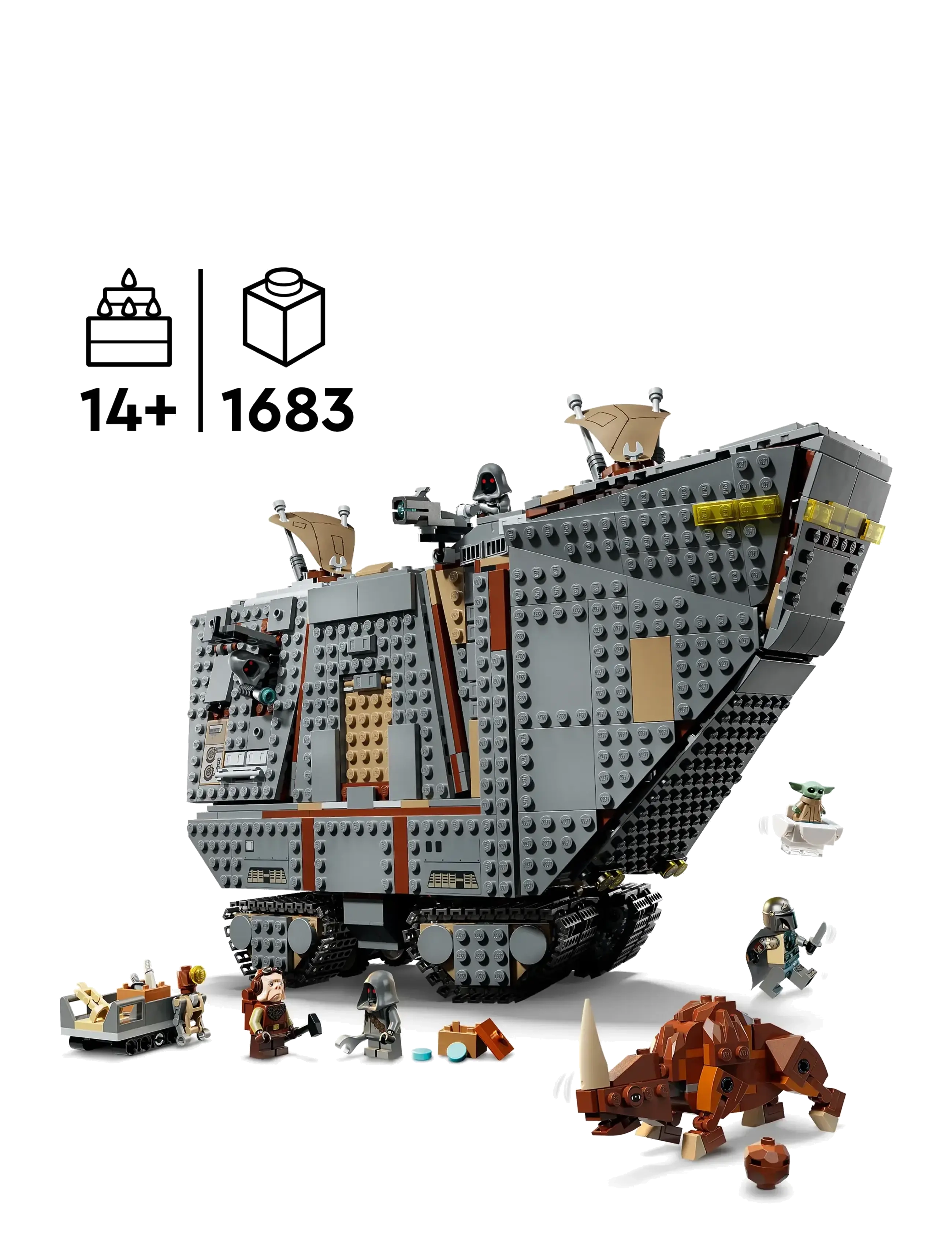 LEGO - Offworld Sandcrawler™ and Mudhorn - lego star wars™ - multi - 1