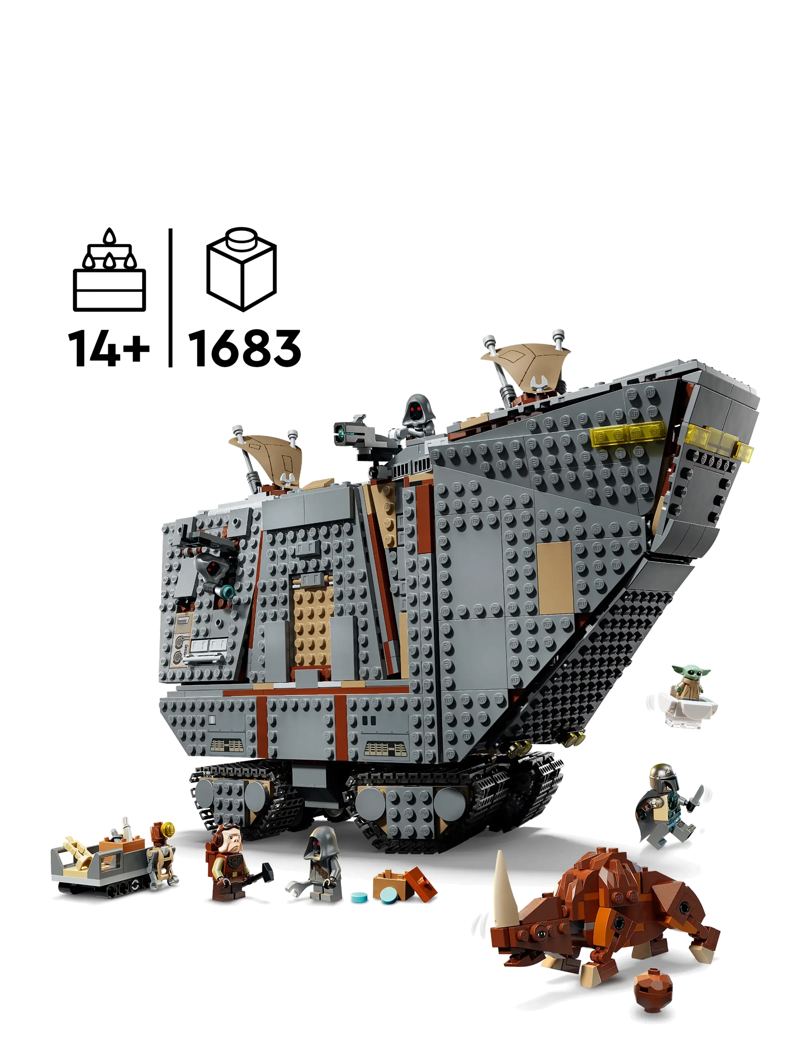 LEGO - Ekstraplanetarisk sandkravler og mudderhorn 75453 - lego star wars™ - multi - 1