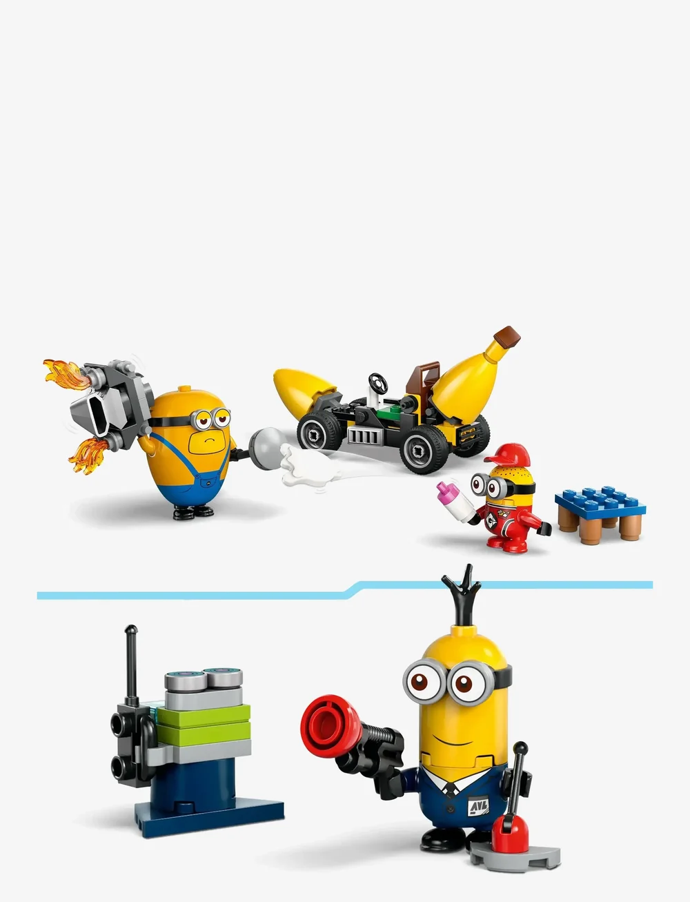 LEGO - Despicable Me 4 Minions and Banana Car Toy 75580 - lego minions - multi - 4