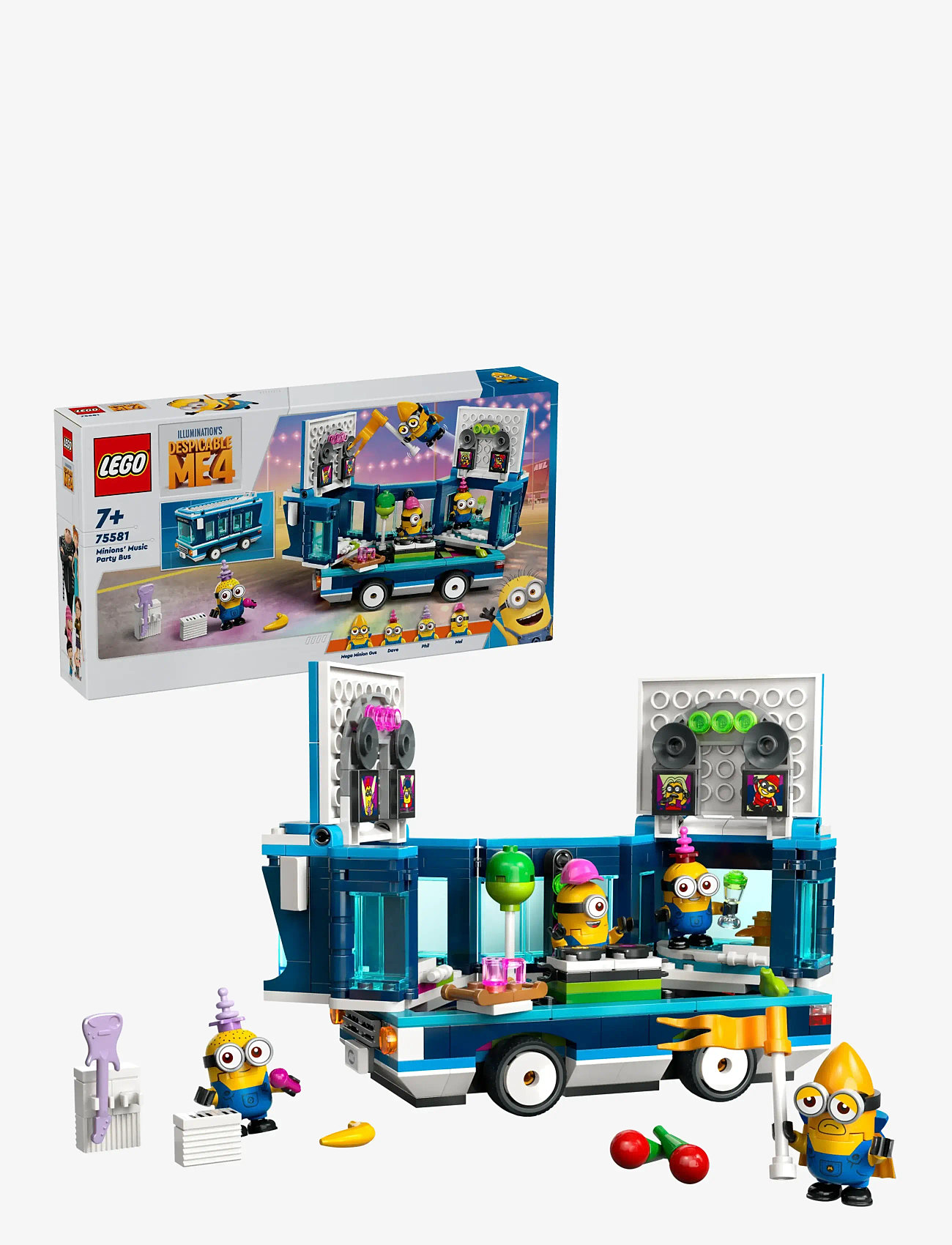 LEGO - Despicable Me 4 Minions’ Music Party Bus 75581 - kingitused alla 50€ - multi - 0