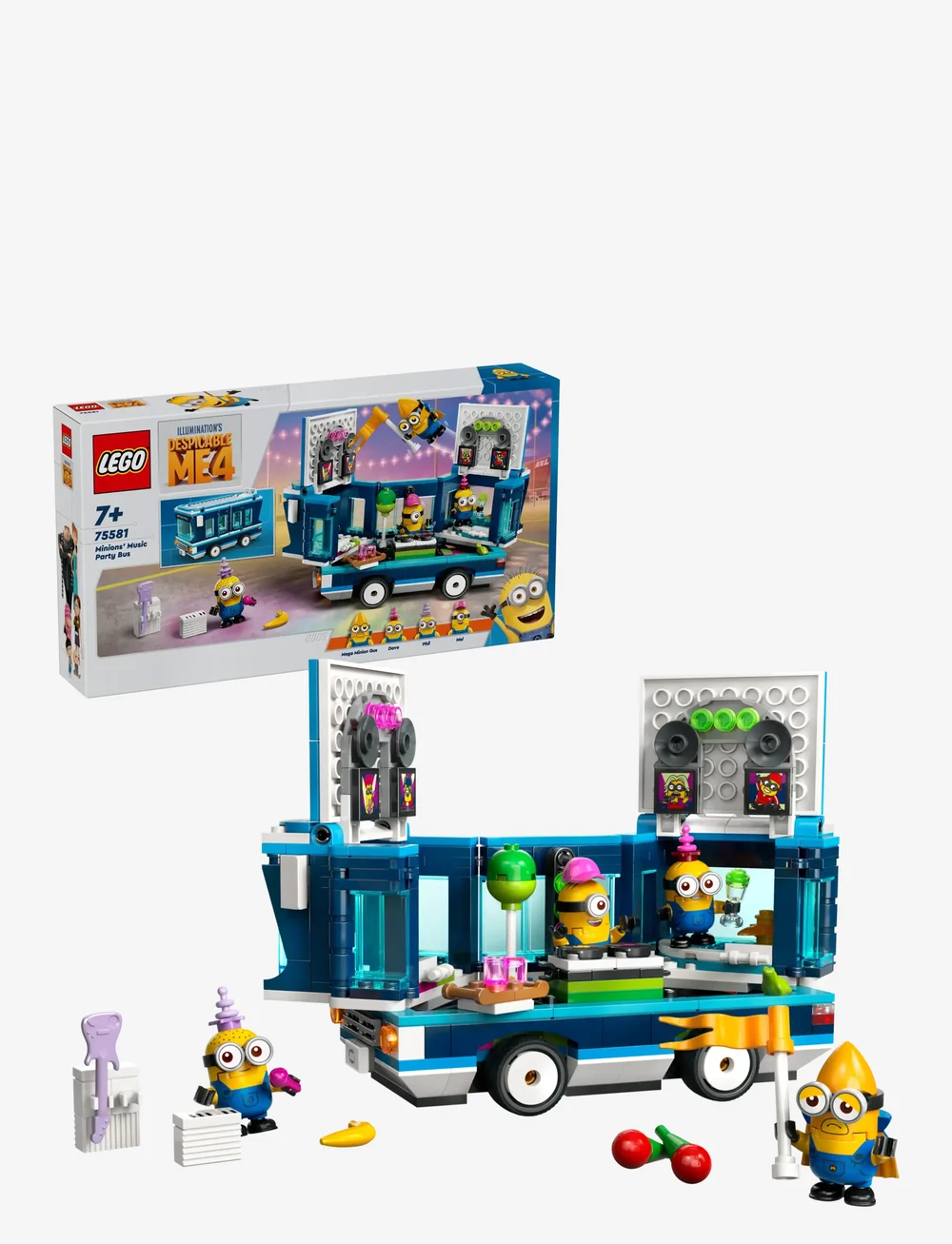LEGO - Despicable Me 4 Minions’ Music Party Bus 75581 - lego minions - multi - 0