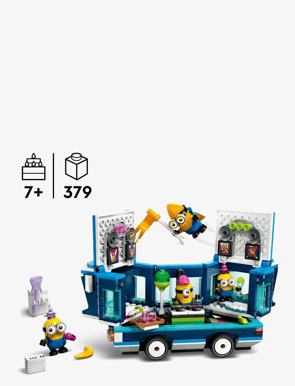LEGO - Despicable Me 4 Minions’ Music Party Bus 75581 - lego minions - multi - 1