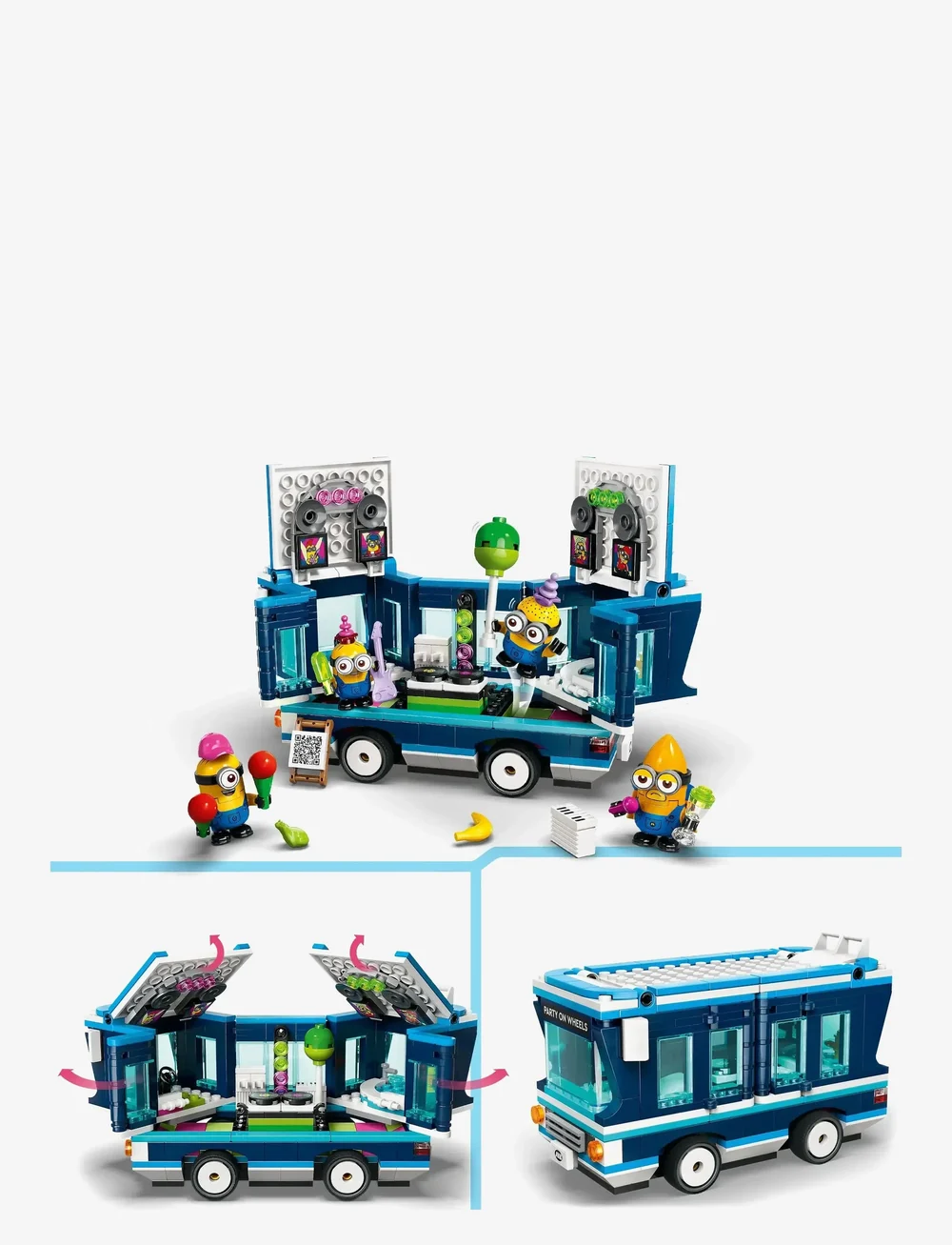 LEGO - Despicable Me 4 Minions’ Music Party Bus 75581 - lego minions - multi - 3
