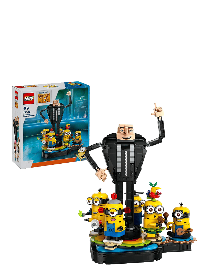 LEGO - Despicable Me 4 Brick-Built Gru and Minions Set 75582 - kingitused lastele - multi - 0