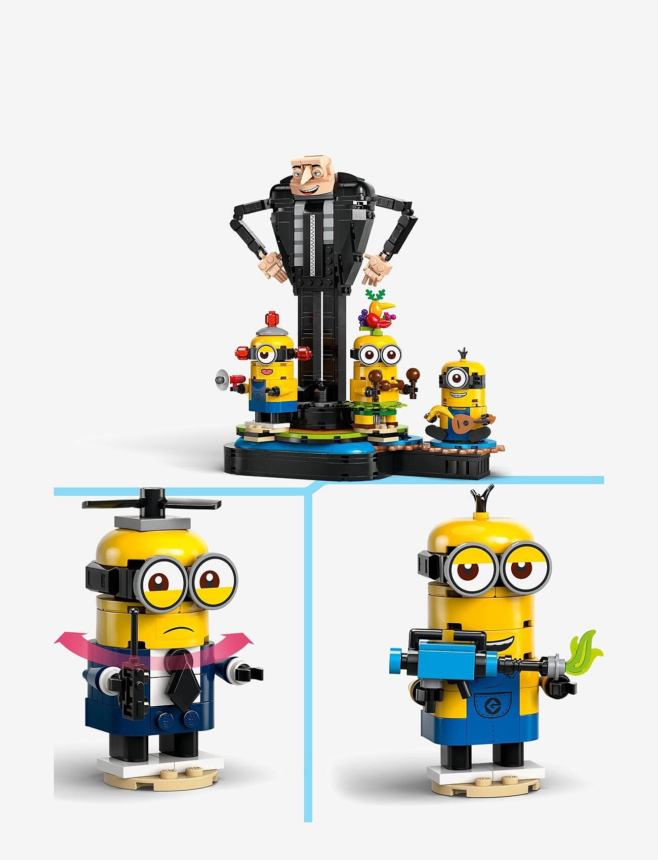 LEGO Despicable Me 4 Brick-built Gru And Minions Set 75582