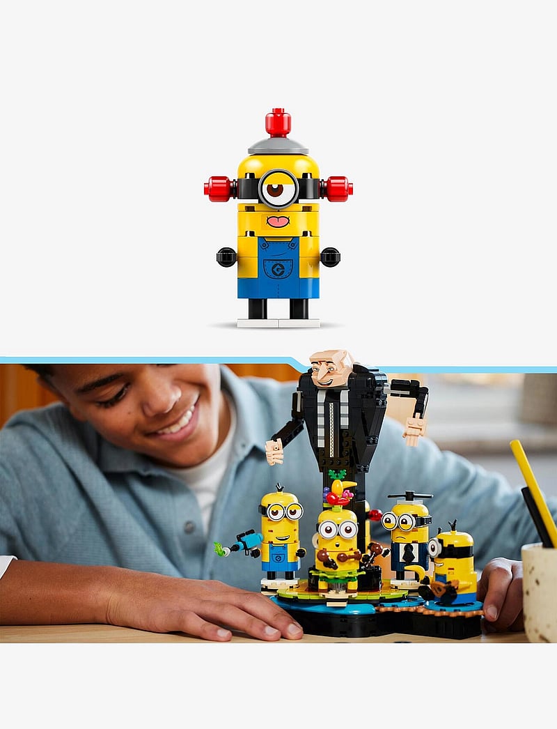 LEGO - Despicable Me 4 Brick-Built Gru and Minions Set 75582 - kingitused lastele - multi - 4