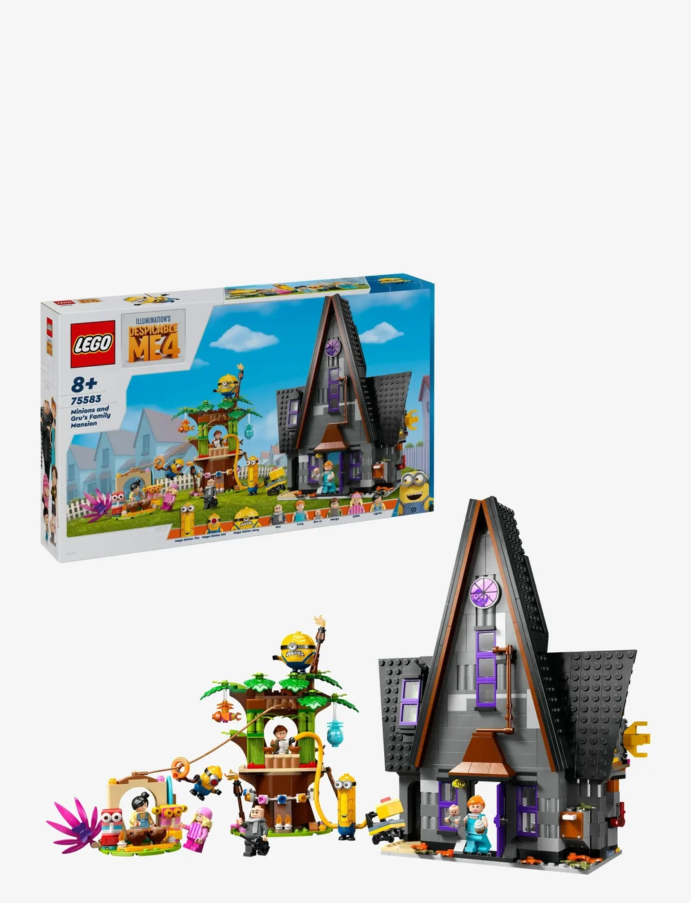 LEGO - Despicable Me 4 Minions and Gru's Family Mansion 75583 - lego minions - multi - 0