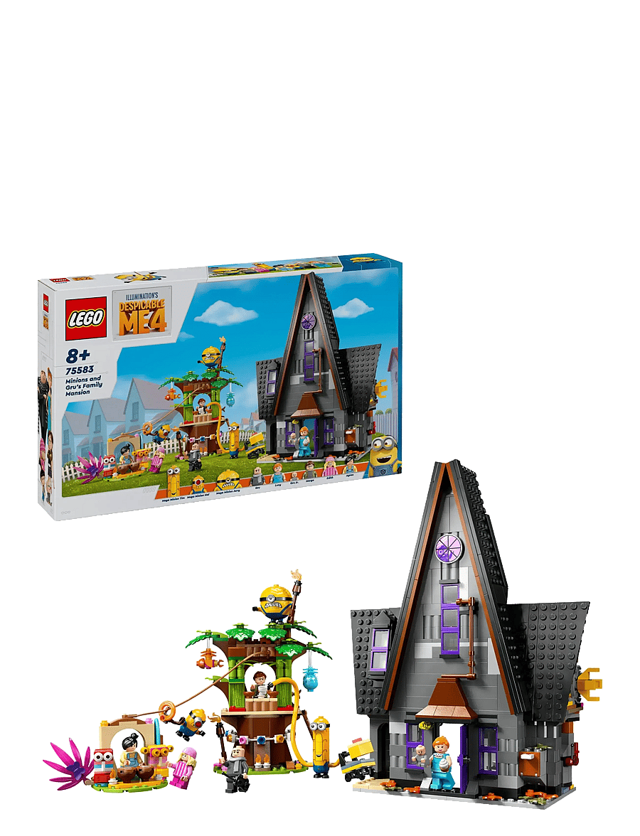 LEGO - Despicable Me 4 Minions and Gru's Family Mansion 75583 - lego minions - multi - 0