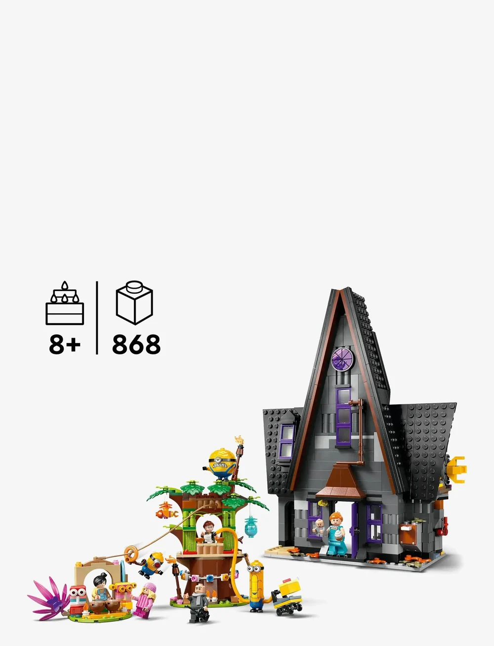 LEGO - Despicable Me 4 Minions and Gru's Family Mansion 75583 - lego minions - multi - 1