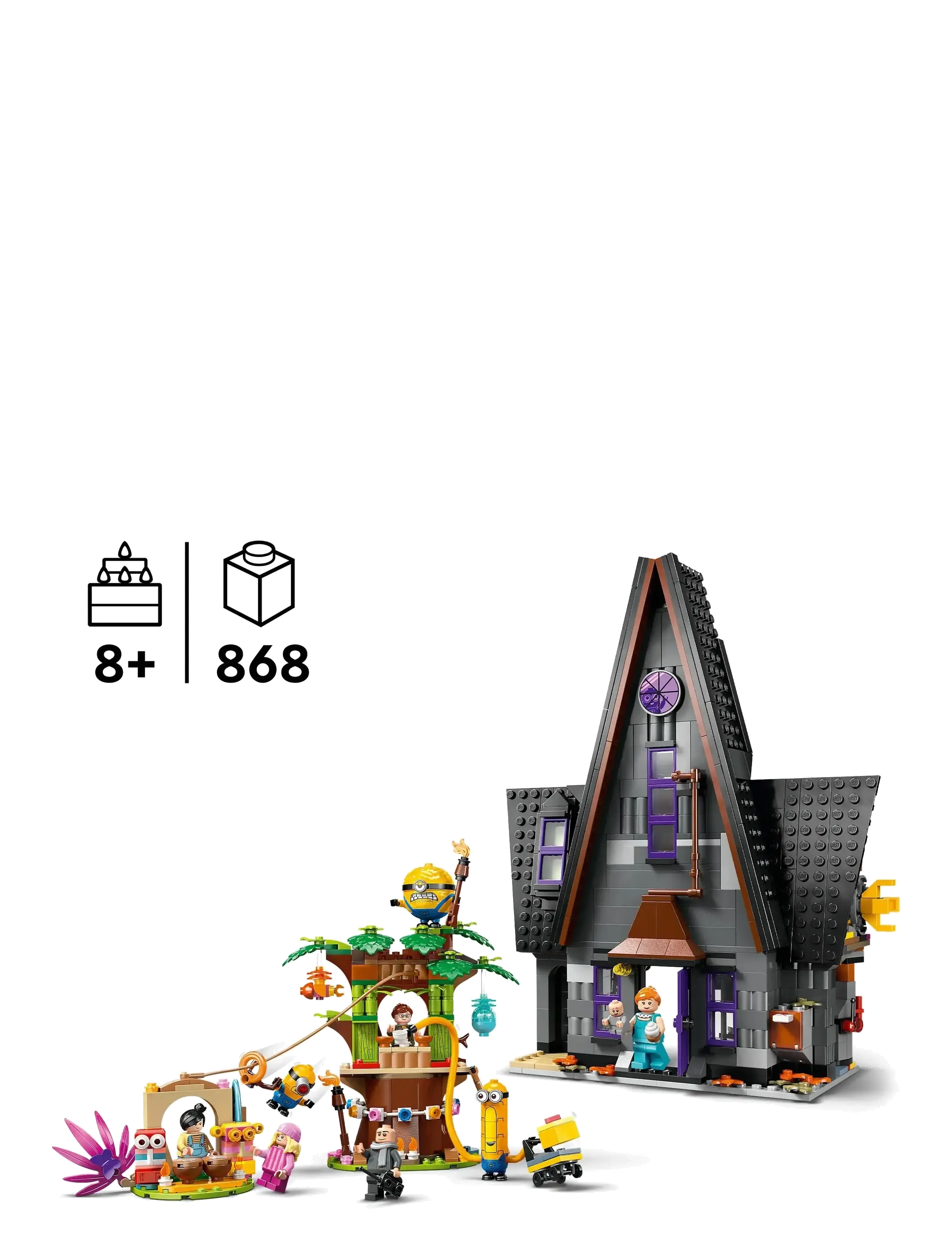 LEGO - Minions og Grus familiepalæ 75583 - lego minions - multi - 1
