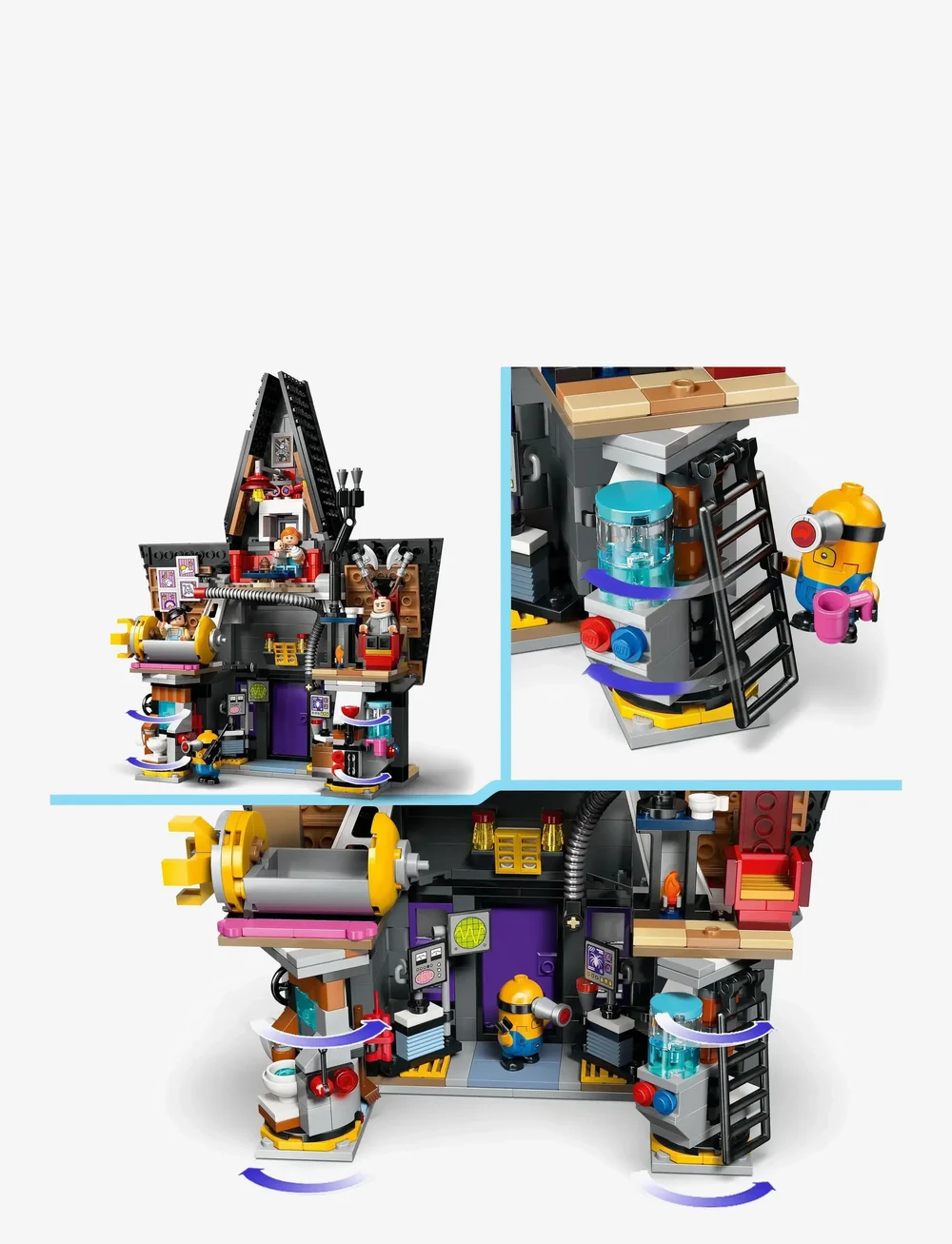LEGO - Despicable Me 4 Minions and Gru's Family Mansion 75583 - lego minions - multi - 4