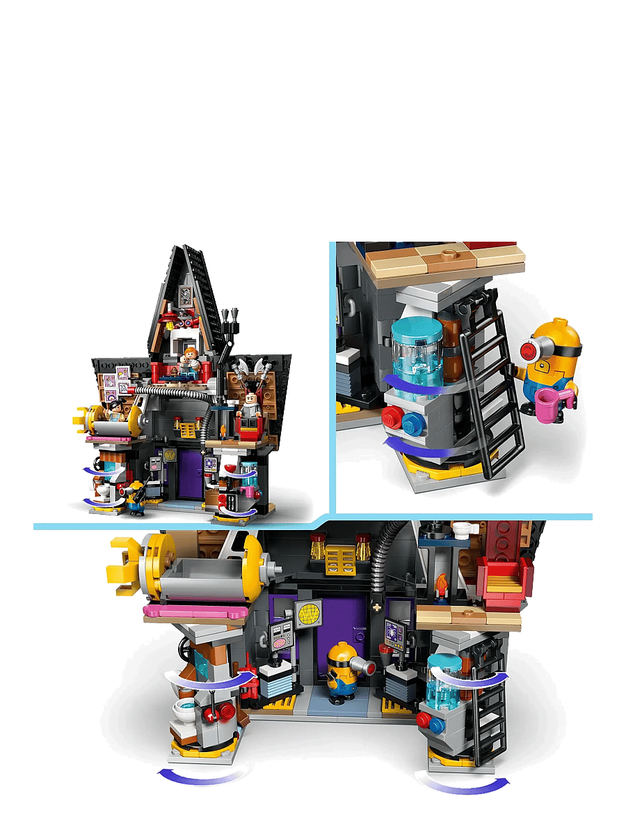 LEGO - Despicable Me 4 Minions and Gru's Family Mansion 75583 - lego minions - multi - 4