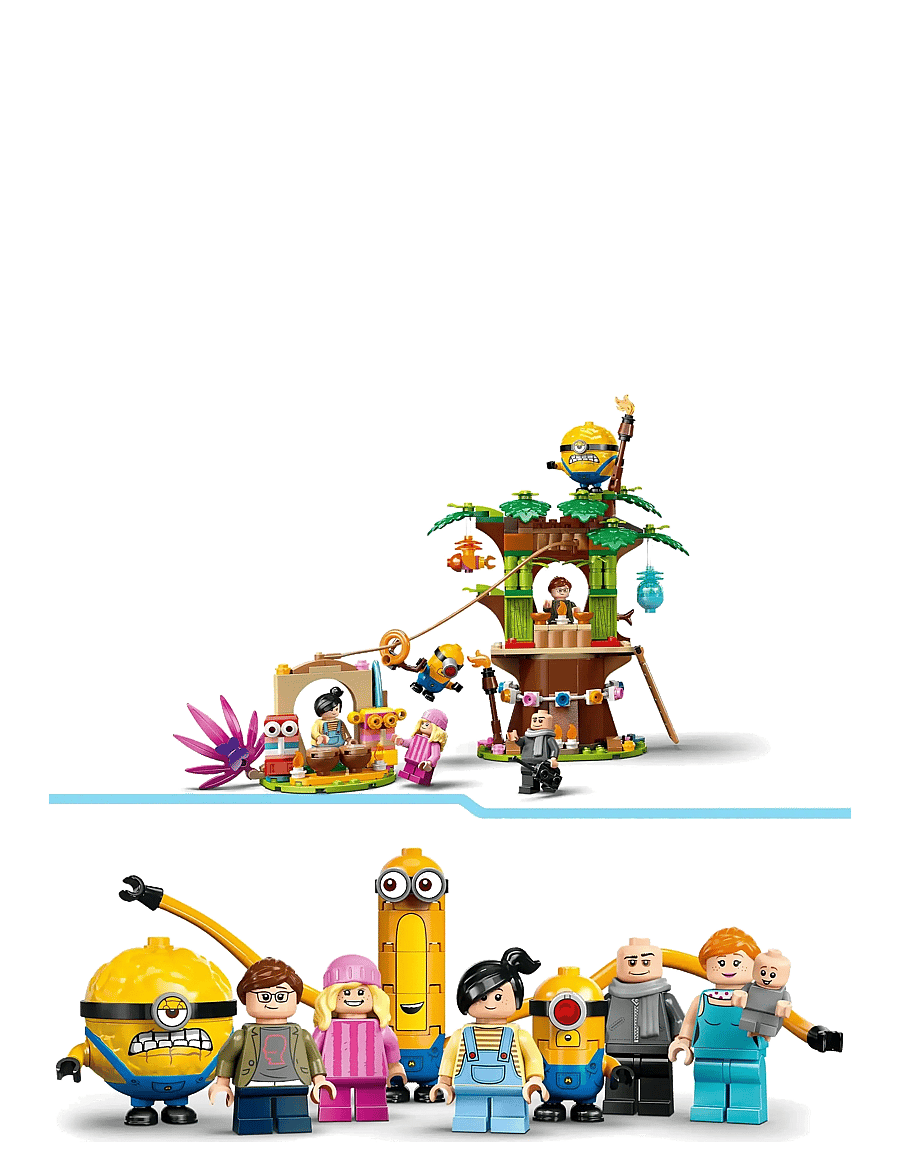 LEGO - Despicable Me 4 Minions and Gru's Family Mansion 75583 - lego minions - multi - 5