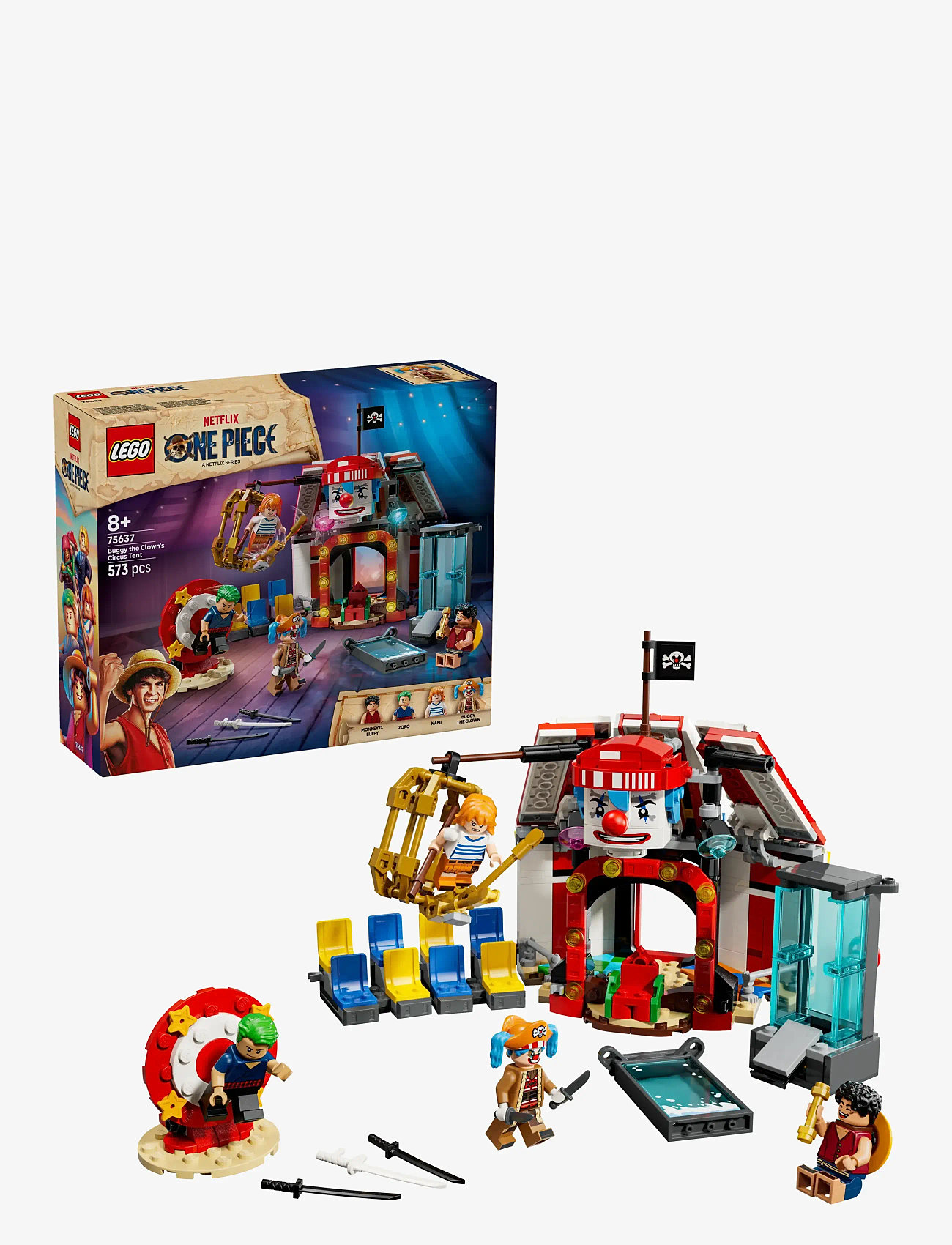 LEGO - ONE PIECE Buggy the Clown’s Circus Tent Model Building Kit 75637 - lego super heroes - multi - 0