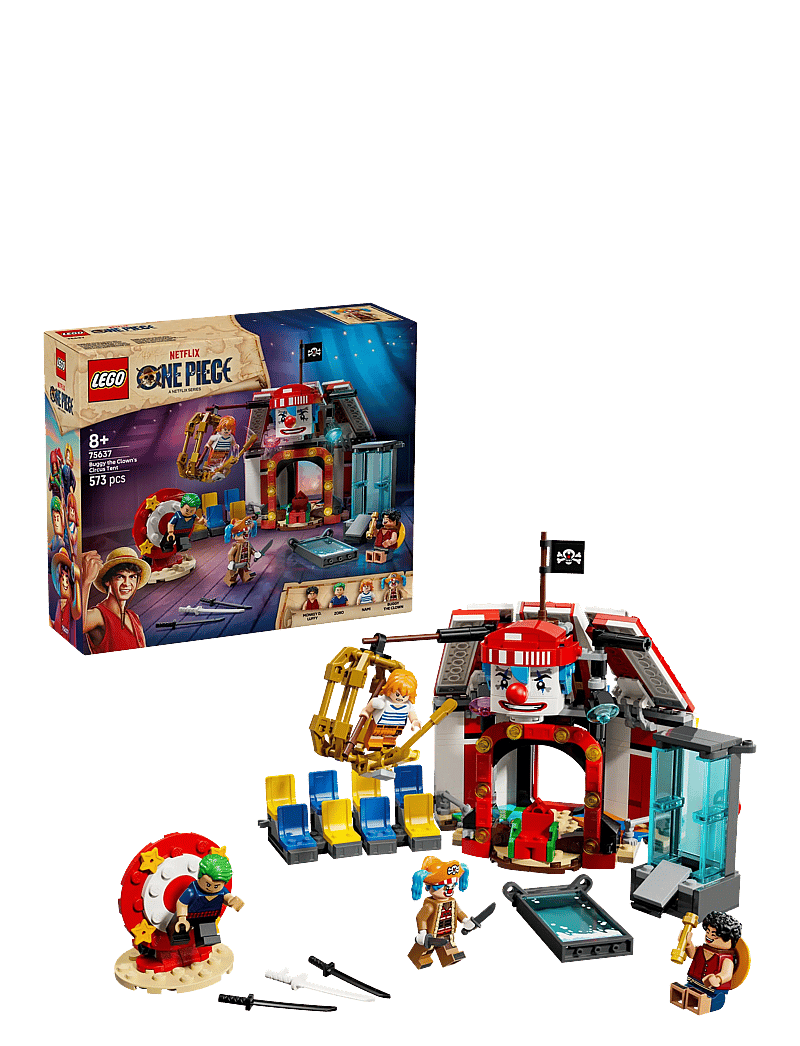 LEGO - ONE PIECE Buggy the Clown’s Circus Tent Model Building Kit 75637 - lego super heroes - multi - 0