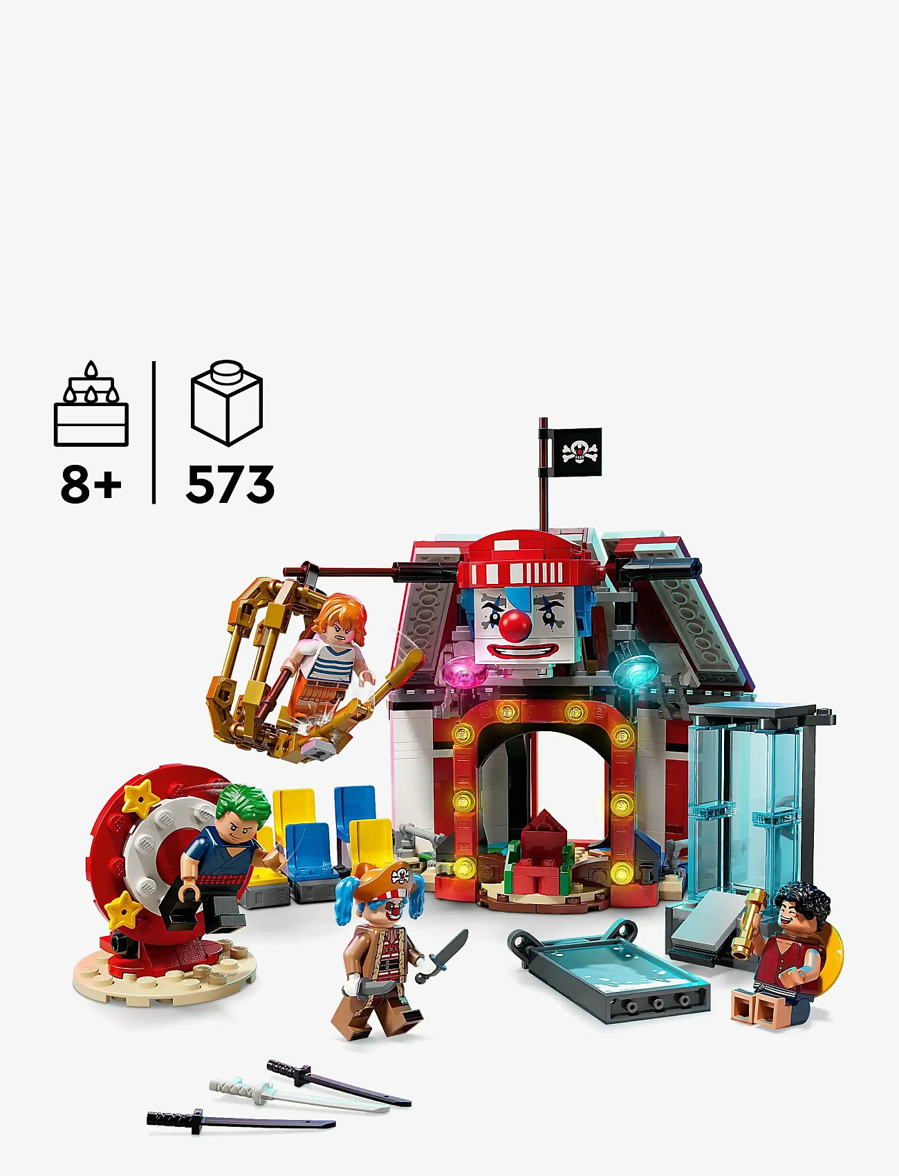 LEGO - ONE PIECE Buggy the Clown’s Circus Tent Model Building Kit 75637 - lego super heroes - multi - 1