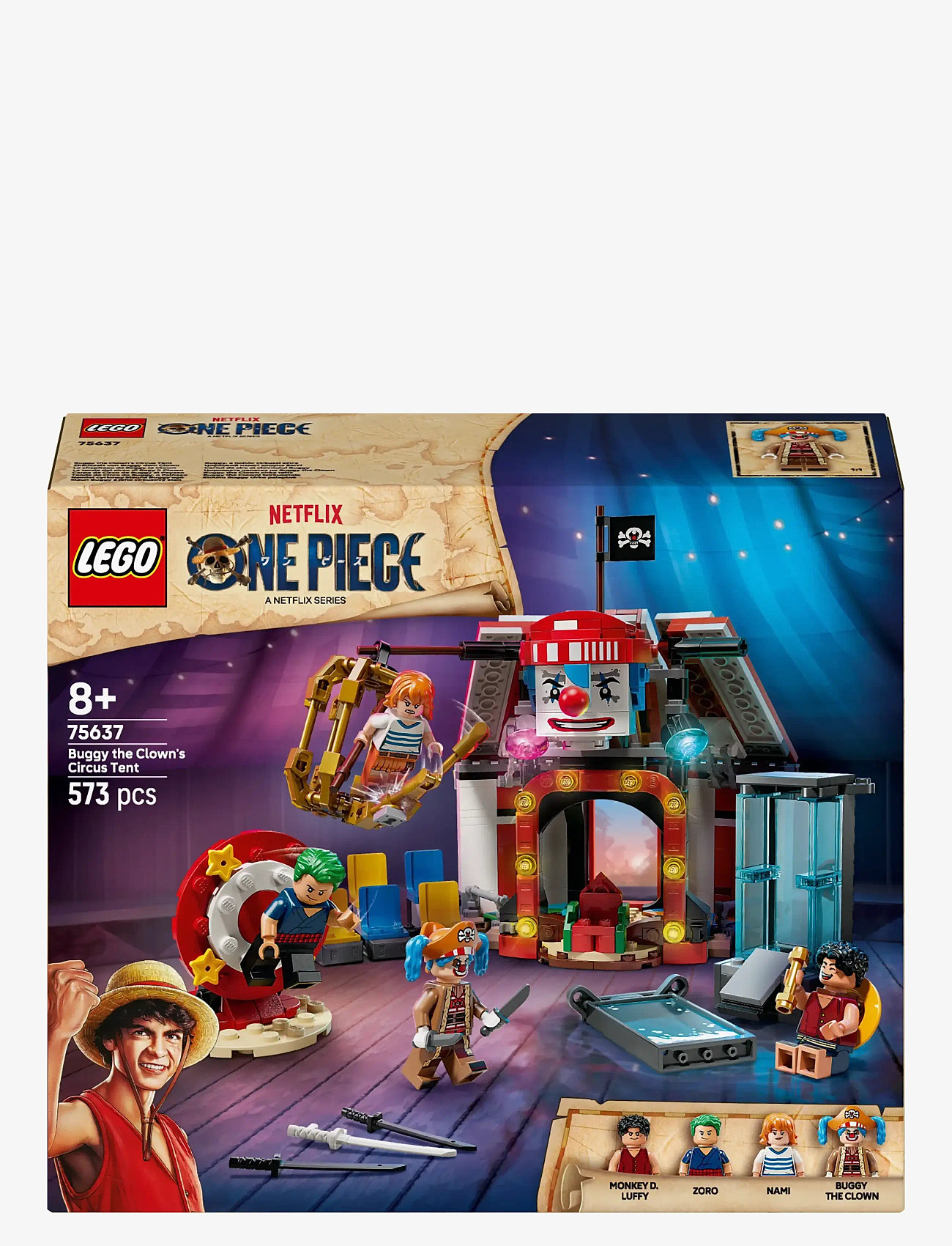 LEGO - ONE PIECE Buggy the Clown’s Circus Tent Model Building Kit 75637 - lego super heroes - multi - 5