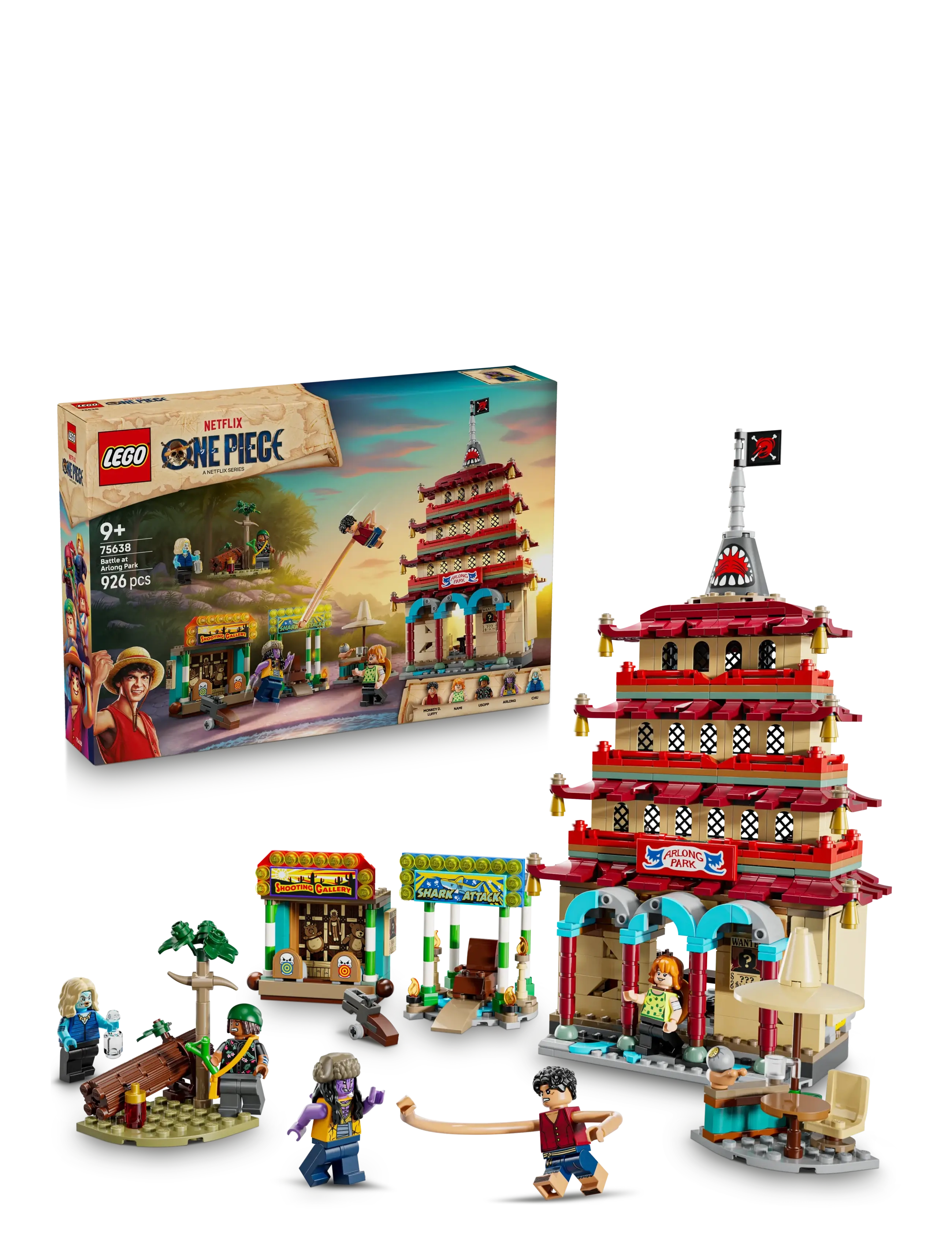 LEGO One Piece Battle At Arlong Park Interactive Pirate Toy Building Set 75638, Børn, Lego Super Heroes, Multi/mønstret, Str: ONE SIZE