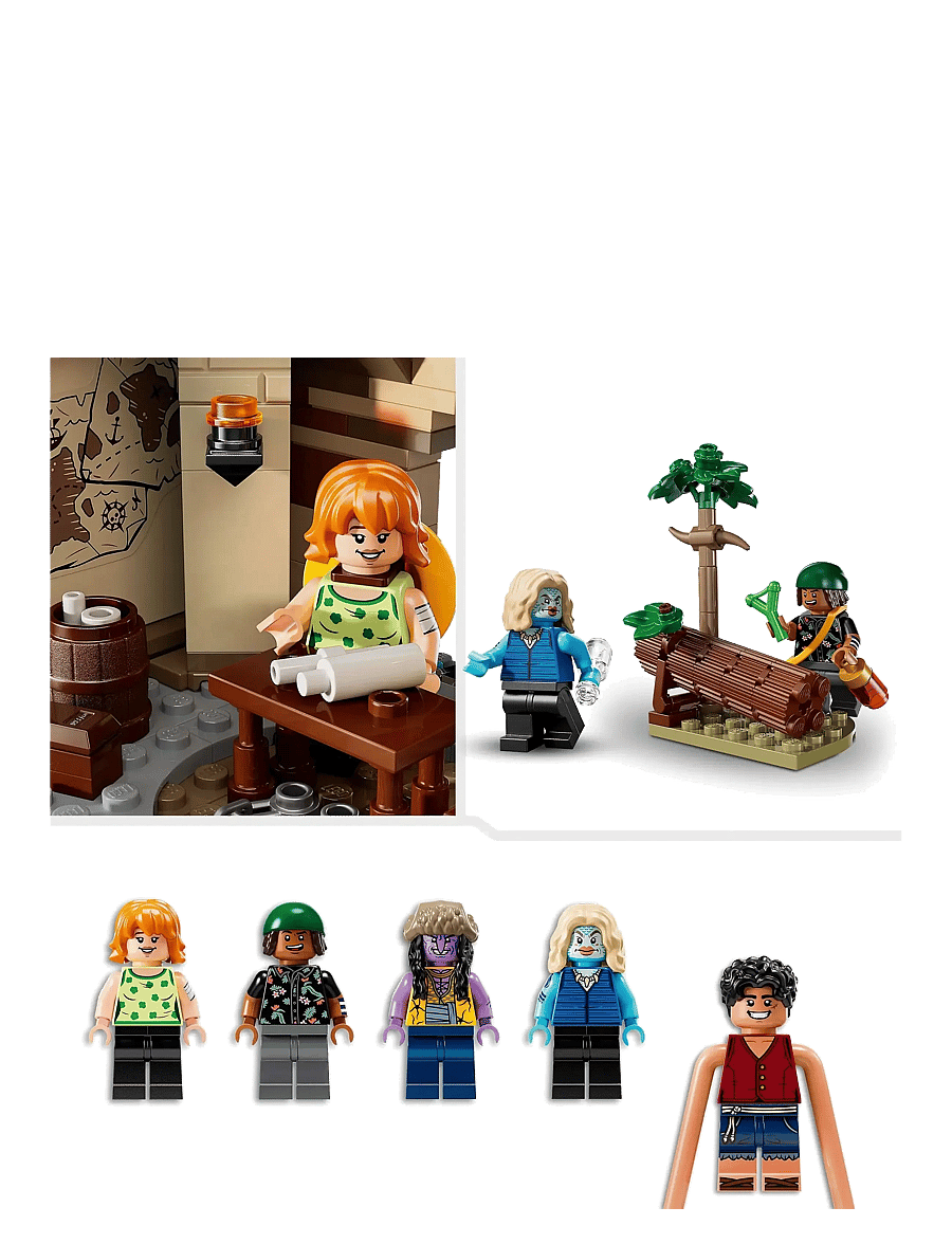 LEGO - ONE PIECE Battle at Arlong Park Interactive Pirate Toy Building Set 75638 - verjaardagscadeaus - multi - 4