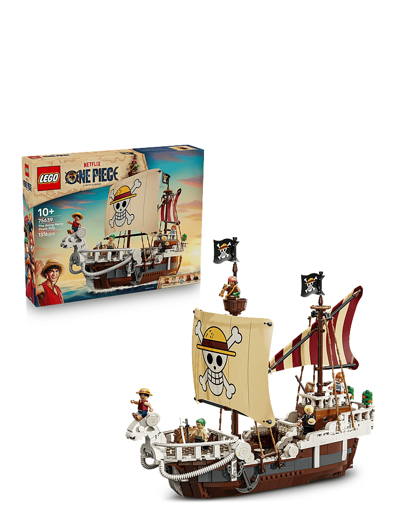 LEGO - ONE PIECE The Going Merry Pirate Ship, Boat Set Building Toy 75639 - lego super heroes - multi - 0