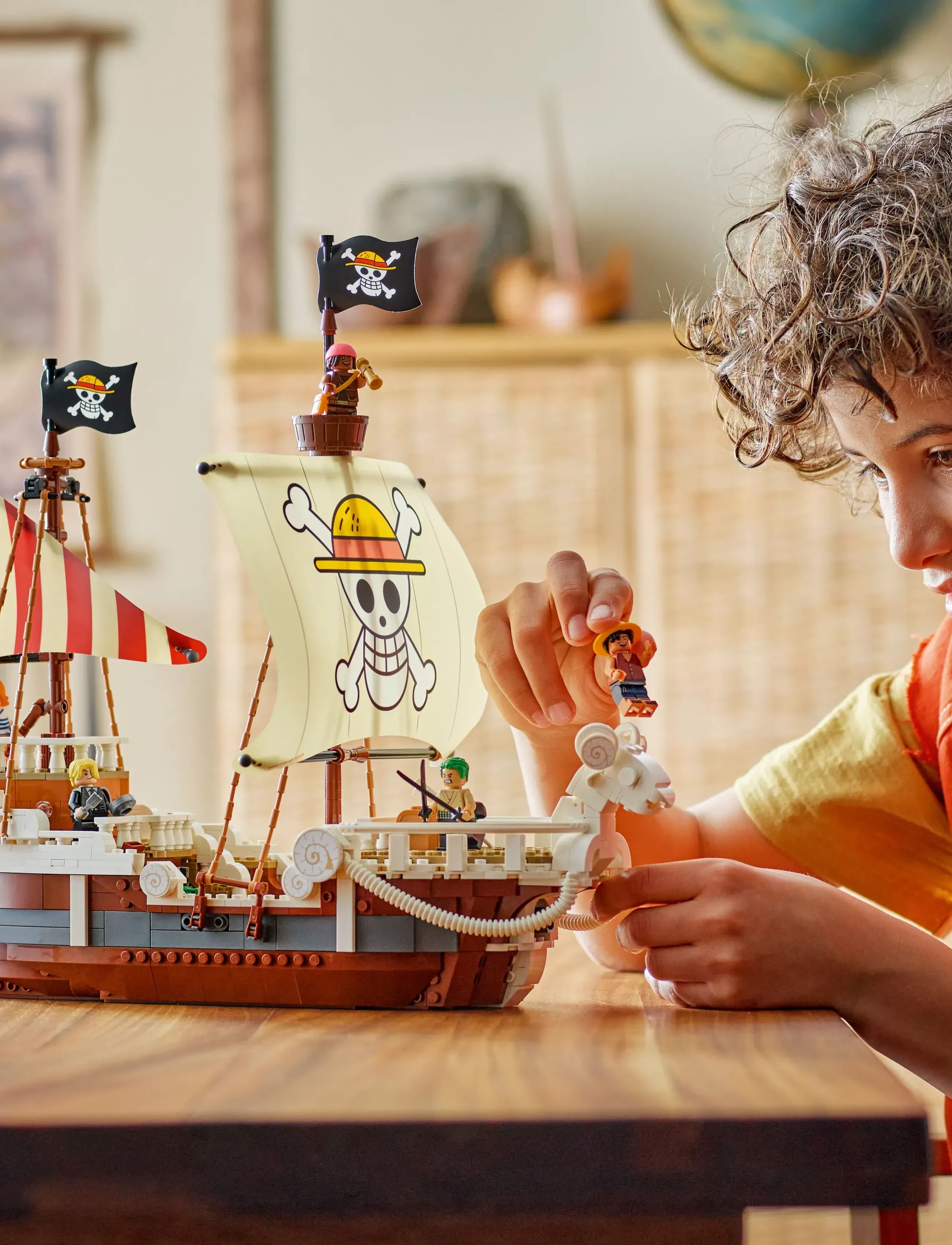 LEGO One Piece The Going Merry Pirate Ship, Boat Set Building Toy