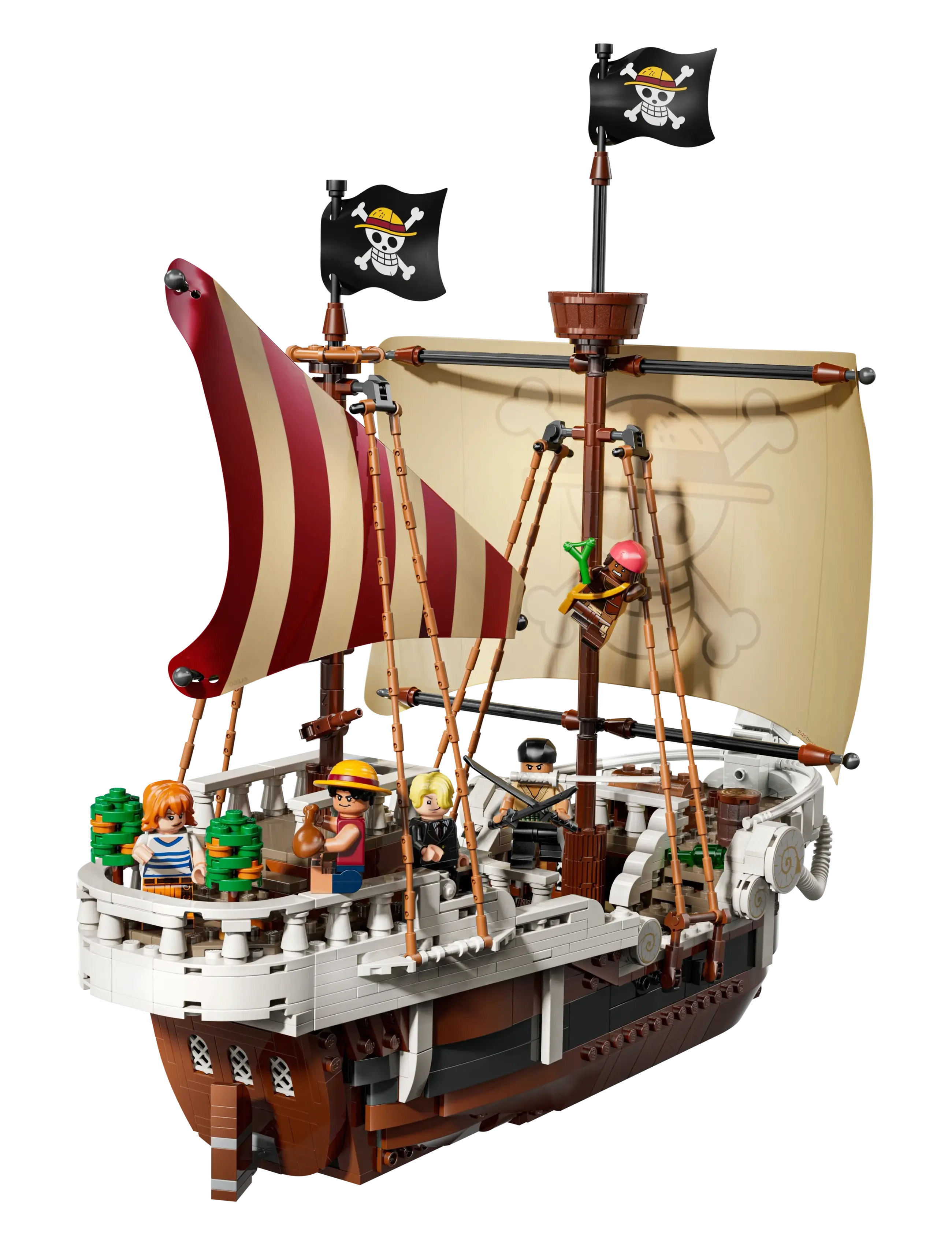 LEGO - ONE PIECE The Going Merry Pirate Ship, Boat Set Building Toy 75639 - geburtstagsgeschenke - multi - 2