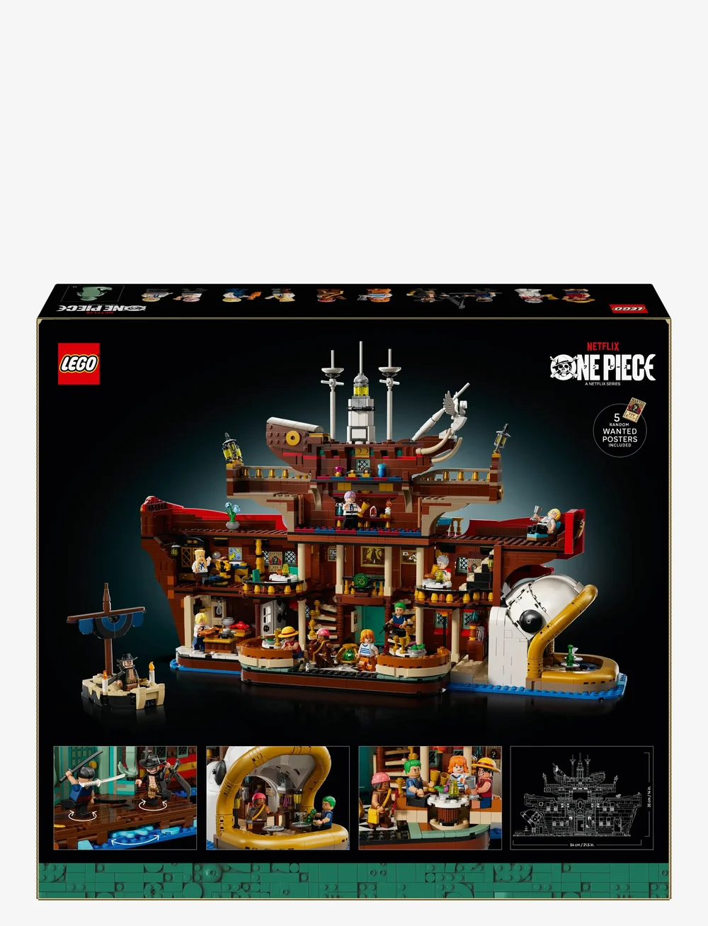 LEGO - ONE PIECE The Baratie Floating Restaurant, Anime Gift Model Kit 75640 - lego adults welcome - multi - 4