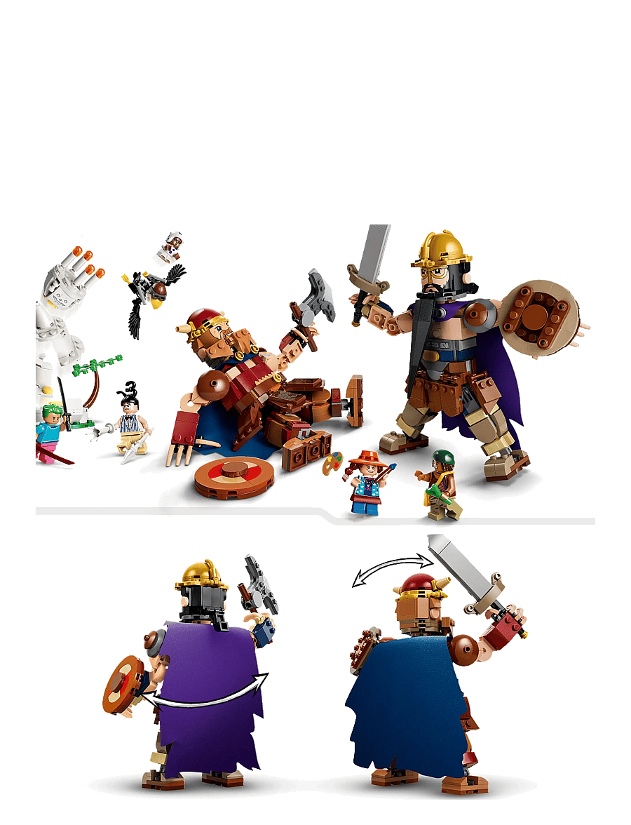 LEGO - ONE PIECE Dorry vs. Brogy – Giants of Little Garden 75644 - multi - 2