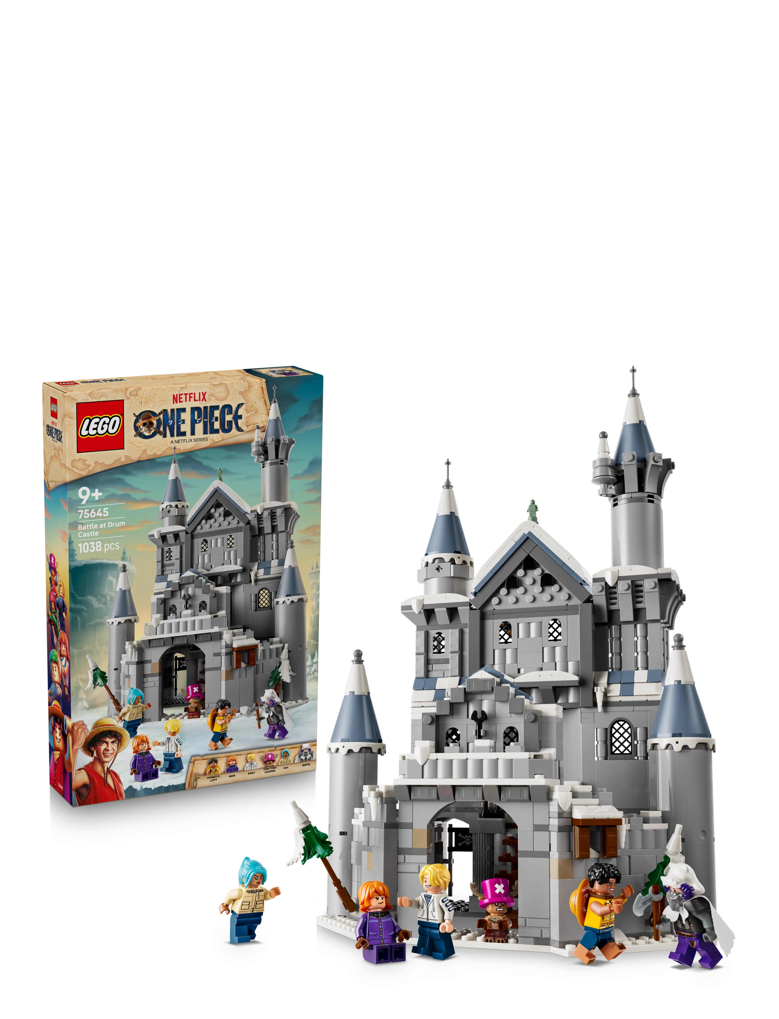LEGO ONE PIECE Battle at Drum Castle Pretend Play Toy 75645 - Ehituskomplektid - MULTI / multi