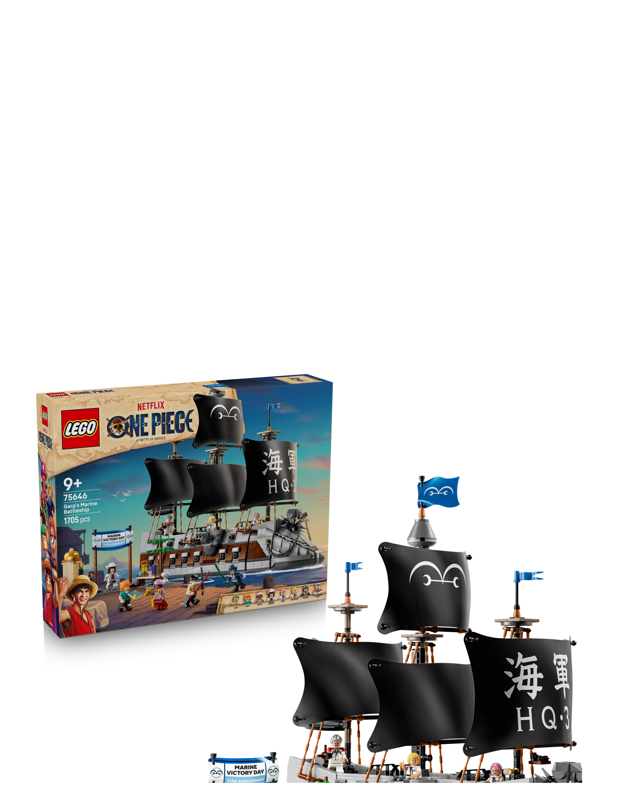 LEGO ONE PIECE Garp’s Marine Battleship Building Toy 75646 - Ehituskomplektid - MULTI / multi