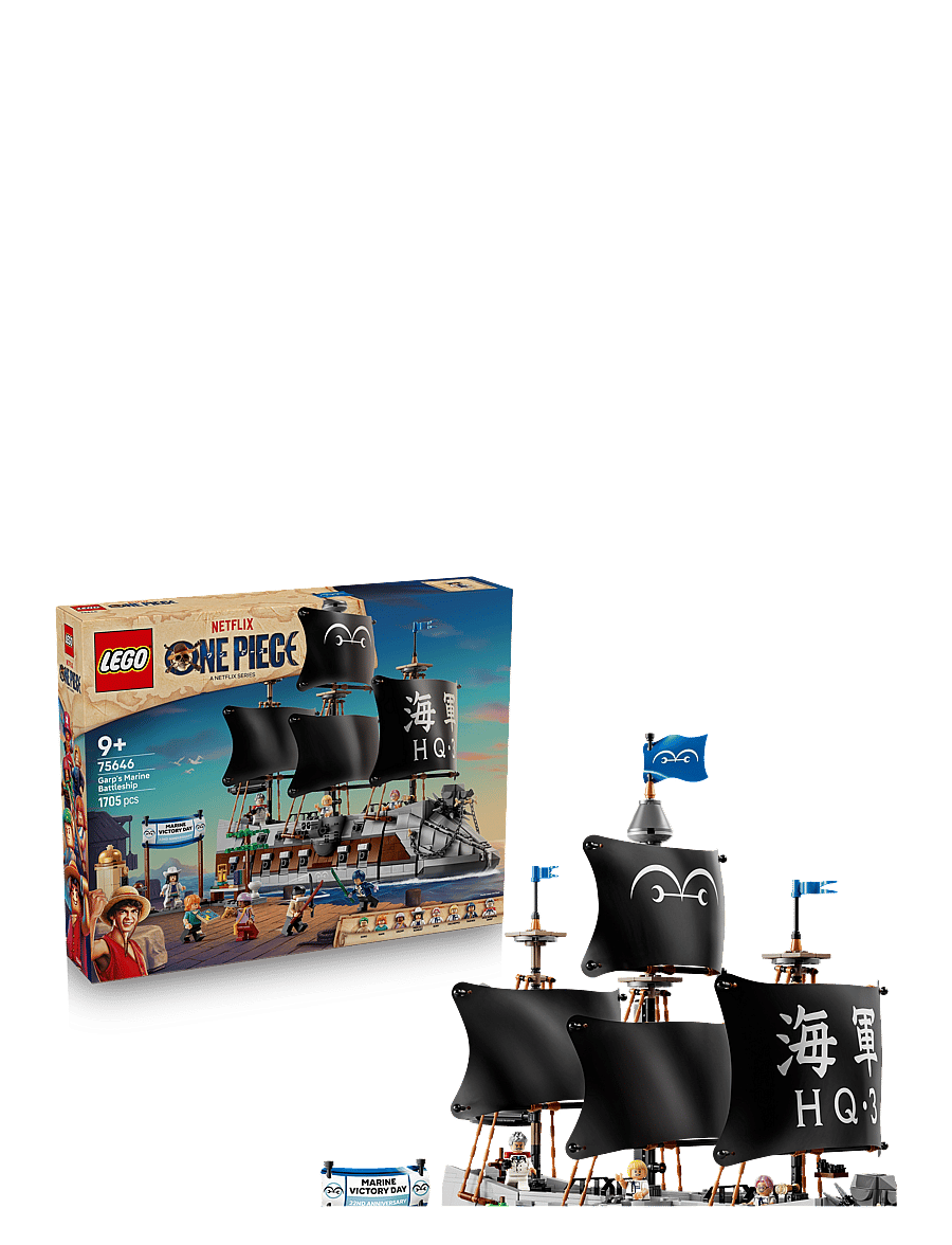 LEGO - ONE PIECE Garp’s Marine Battleship Building Toy 75646 - multi - 0