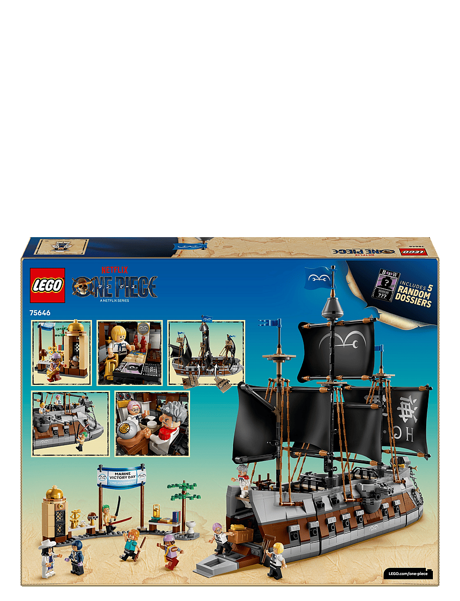 LEGO - ONE PIECE Garp’s Marine Battleship Building Toy 75646 - multi - 5