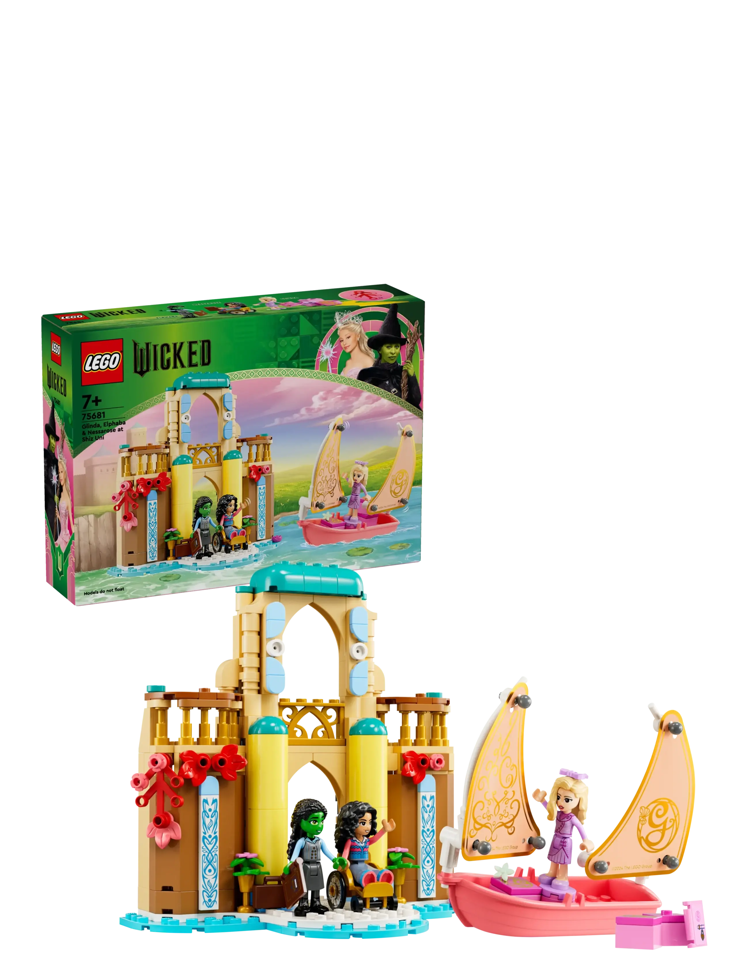 LEGO Glinda, Elphaba Og Nessarose På Shiz-Universitetet 75681, One Size, Spielzeug, Mehrfarbig/gemustert - Lego Kinder