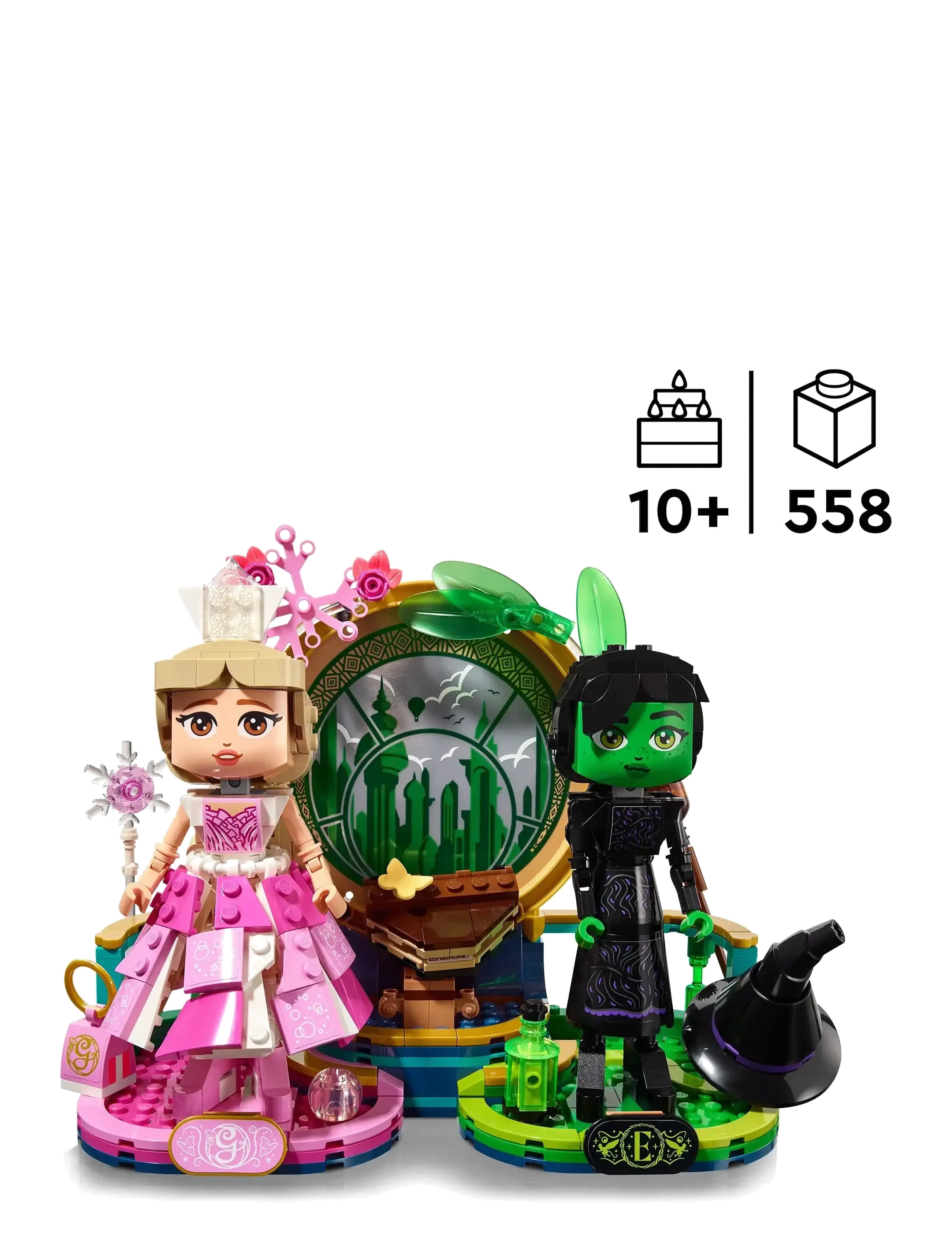 LEGO - Wicked Elphaba & Glinda Figures Fantasy Toy Construction Playset 75682 - prezenty urodzinowe - multi - 1