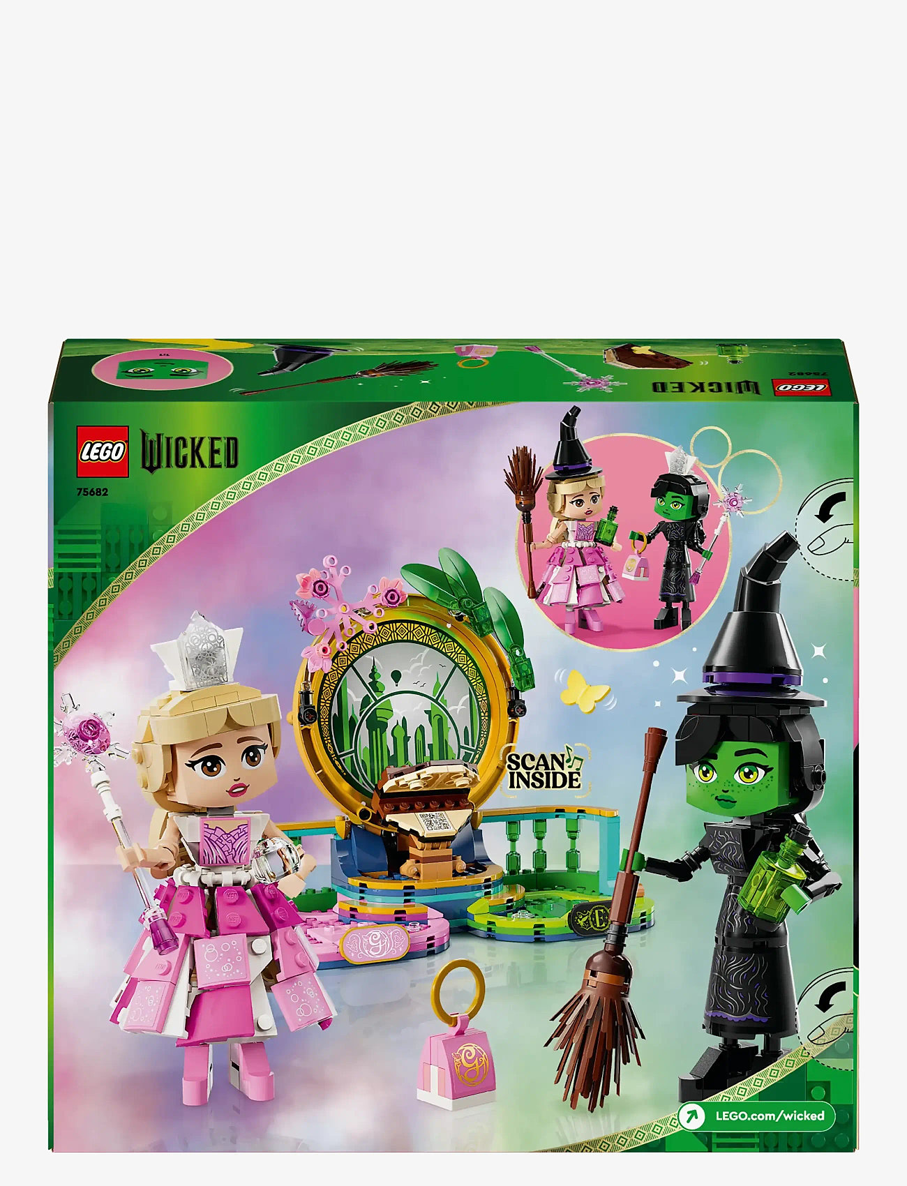 LEGO - Wicked Elphaba & Glinda Figures Fantasy Toy Construction Playset 75682 - lego wicked - multi - 5