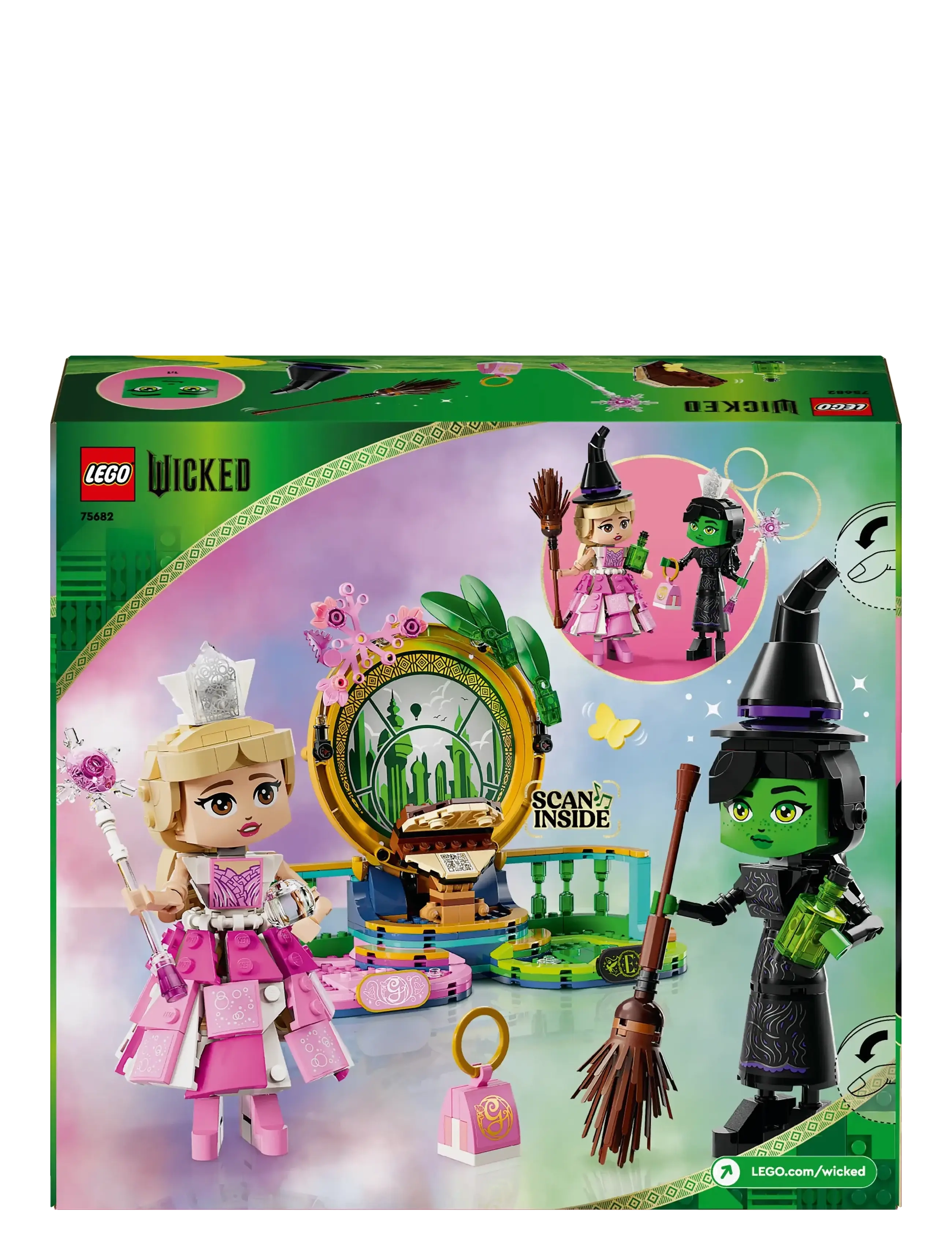 LEGO - Wicked Elphaba & Glinda Figures Fantasy Toy Construction Playset 75682 - prezenty urodzinowe - multi - 5