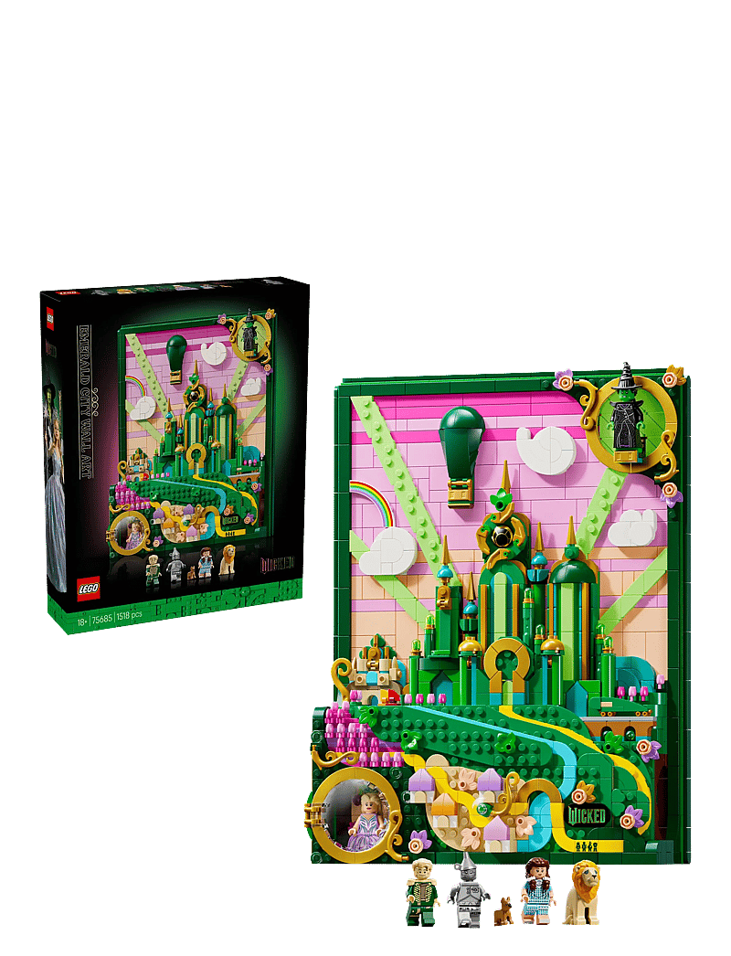 LEGO - Wicked Emerald City Wall Art Fantasy Decor Gift for Adults 75685 - sünnipäevakingitused - multi - 0