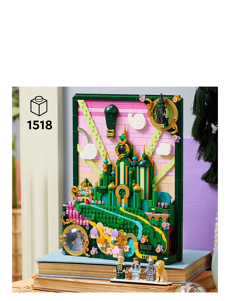 LEGO - Wicked Emerald City Wall Art Fantasy Decor Gift for Adults 75685 - sünnipäevakingitused - multi - 1