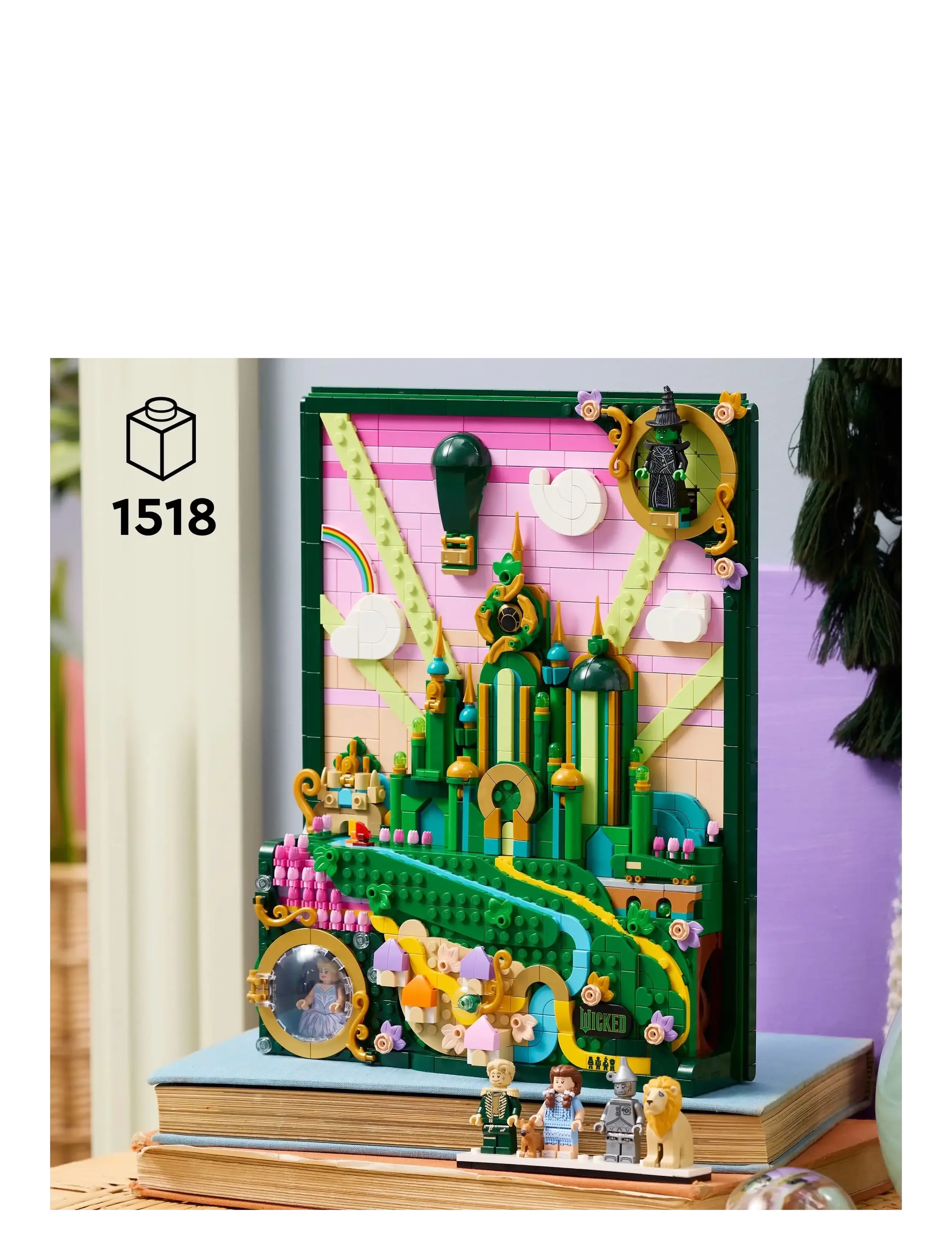 LEGO - Wicked Emerald City Wall Art Fantasy Decor Gift for Adults 75685 - geburtstagsgeschenke - multi - 1