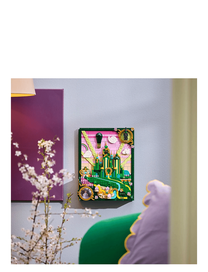 LEGO - Wicked Emerald City Wall Art Fantasy Decor Gift for Adults 75685 - sünnipäevakingitused - multi - 3
