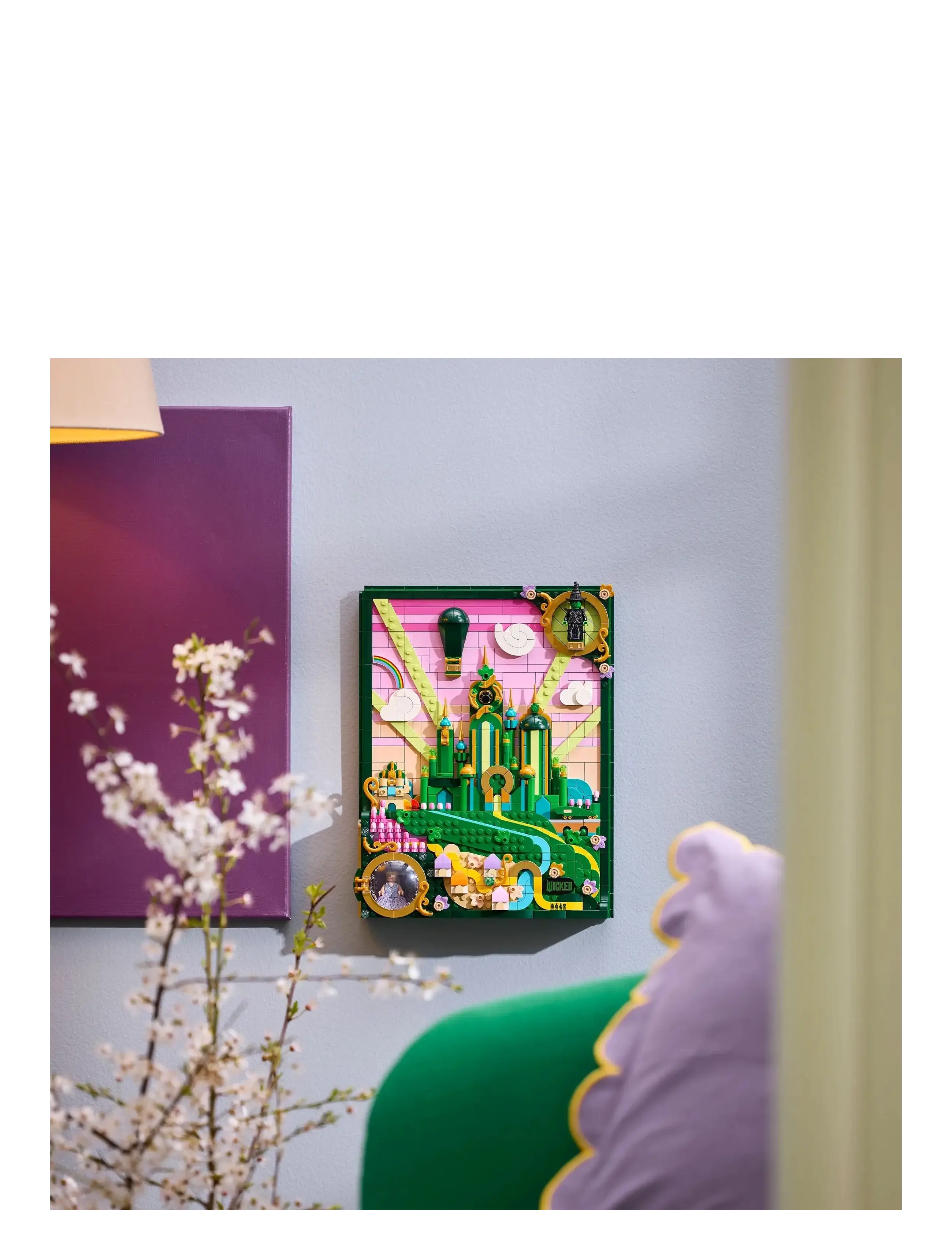 LEGO - Wicked Emerald City Wall Art Fantasy Decor Gift for Adults 75685 - geburtstagsgeschenke - multi - 3
