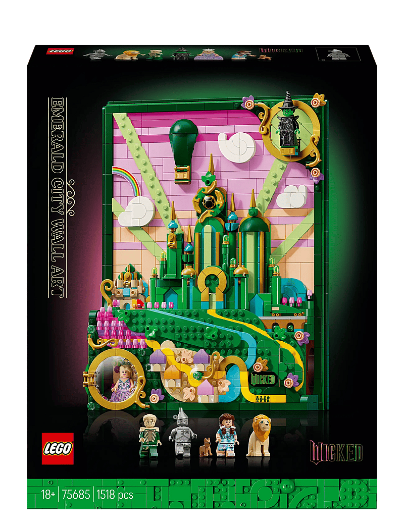 LEGO - Wicked Emerald City Wall Art Fantasy Decor Gift for Adults 75685 - sünnipäevakingitused - multi - 5