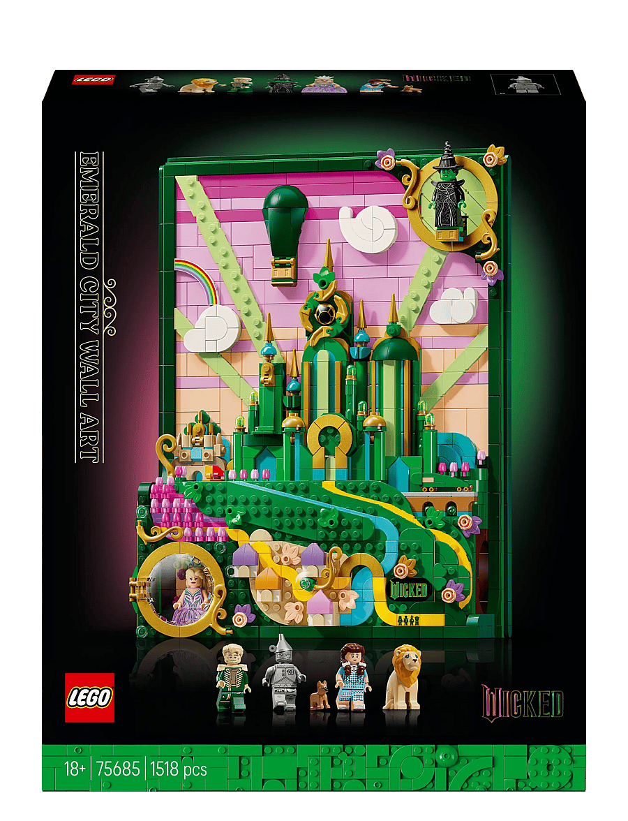 LEGO - Wicked Emerald City Wall Art Fantasy Decor Gift for Adults 75685 - geburtstagsgeschenke - multi - 5