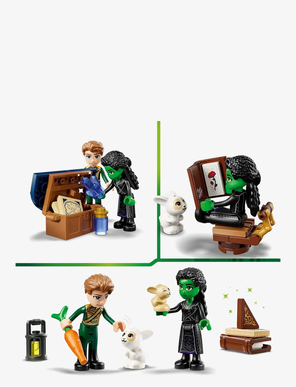 LEGO - Wicked Elphaba’s Retreat Creative Forest Building Toy for Kids 75687 - lego wicked - multi - 4