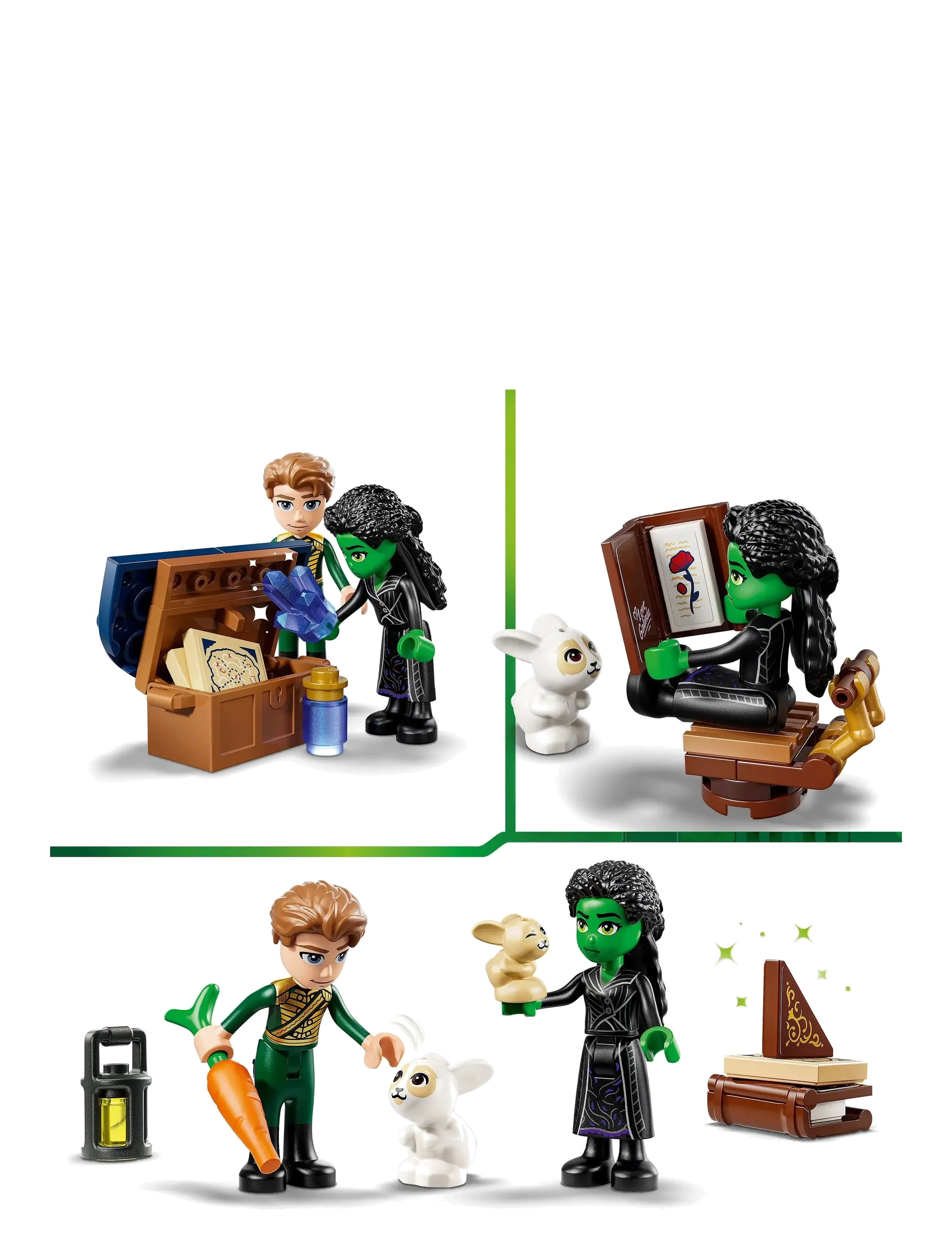 LEGO - Wicked Elphaba’s Retreat Creative Forest Building Toy for Kids 75687 - madalaimad hinnad - multi - 4